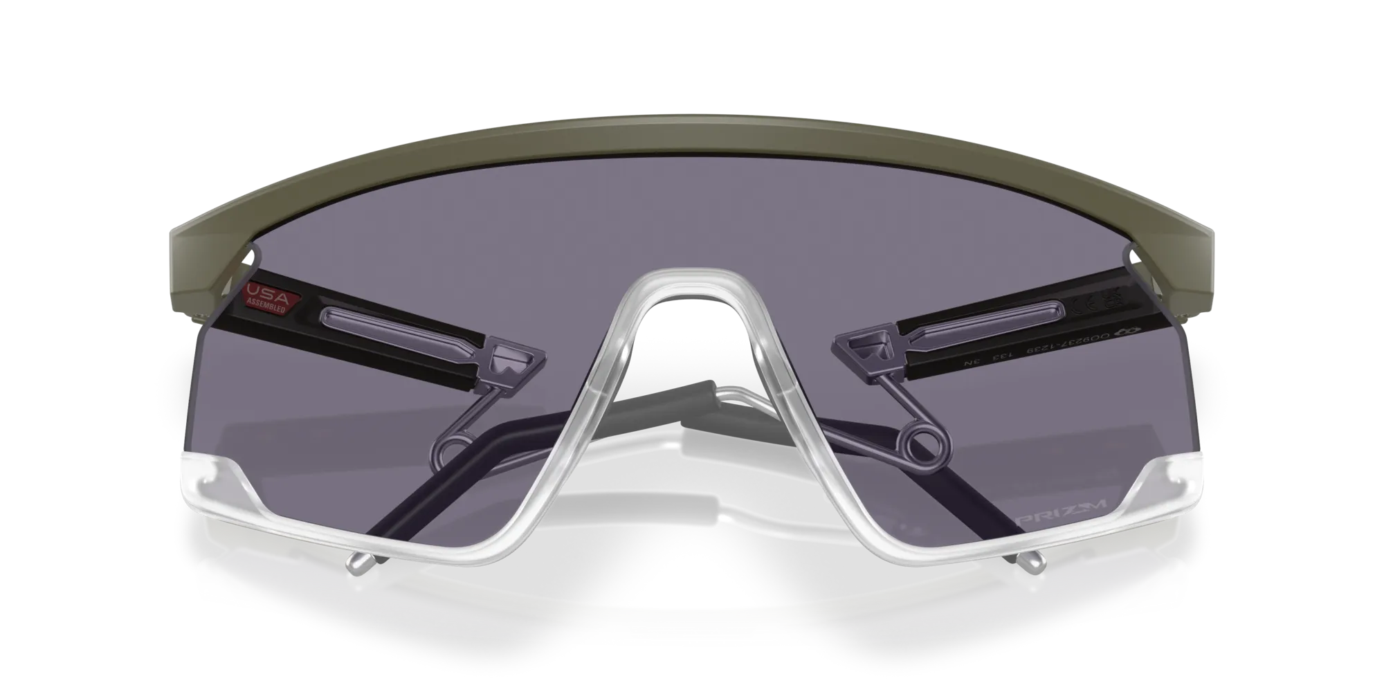 Oakley OO9237 BXTR METAL 923712 Occhiali da sole O_Matter Verde Grigio Maschera Normale - immagine 2