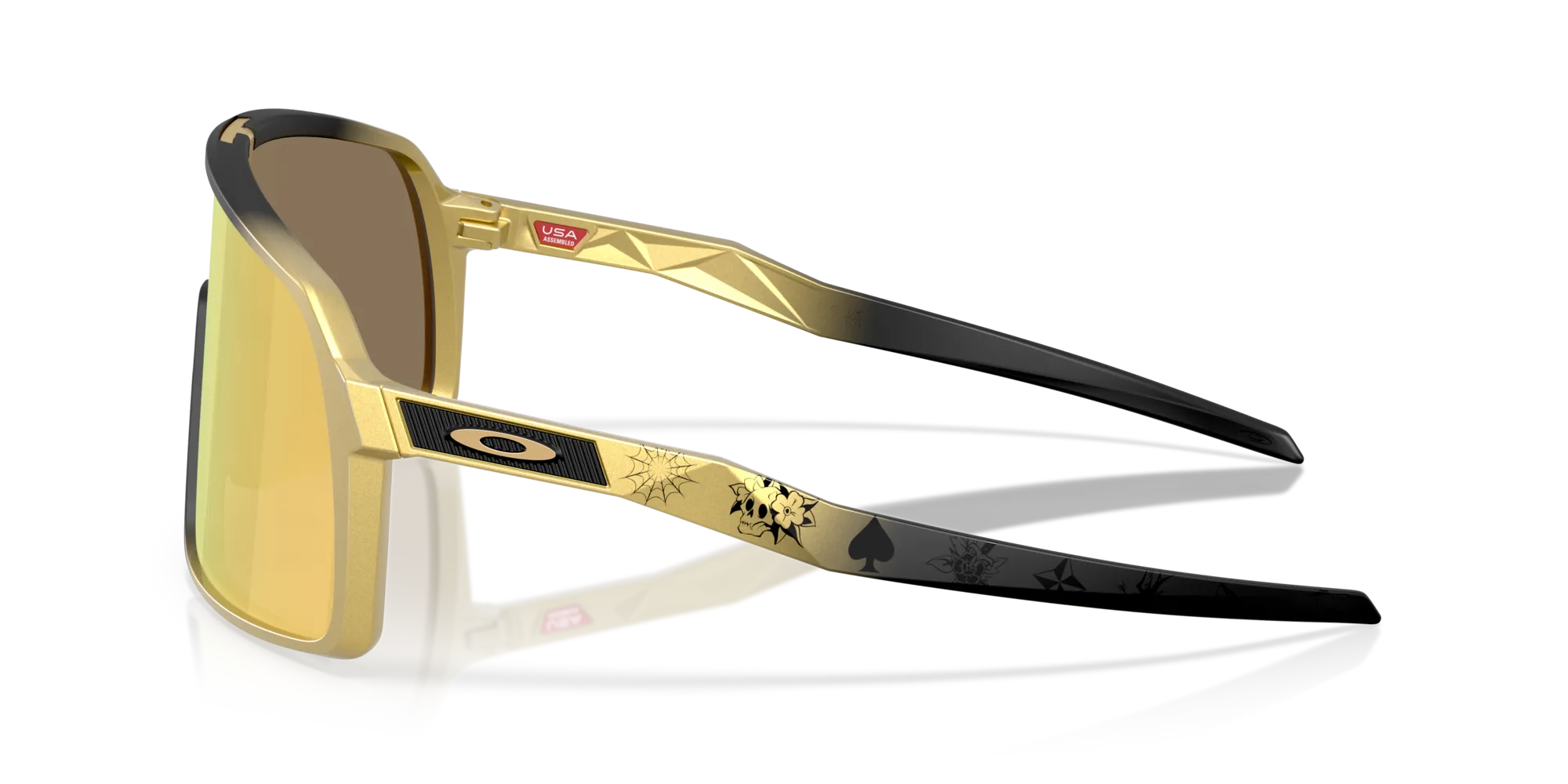 Oakley OO9406 SUTRO 9406C2 Occhiali da sole O_Matter Oro Oro Maschera Normale - immagine 4