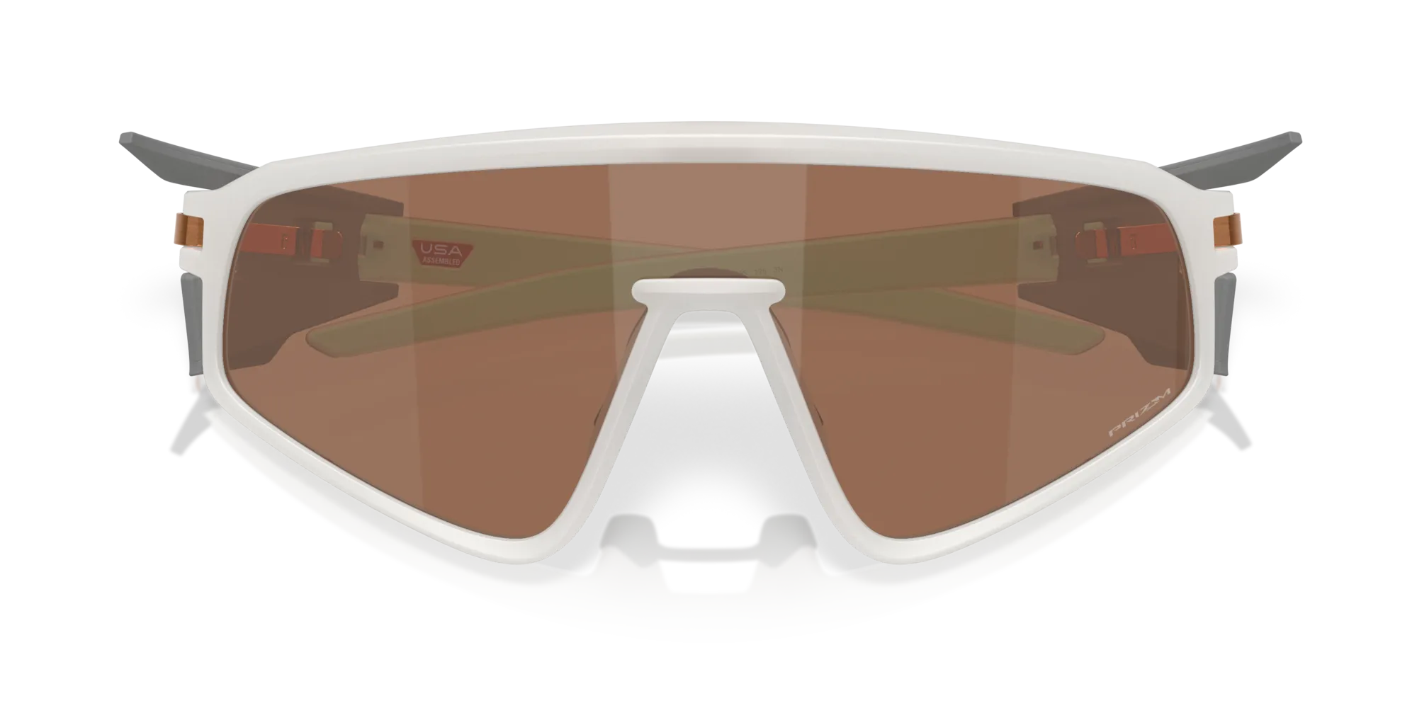 Oakley OO9404 LATCH PANEL 940421 Occhiali da sole O_Matter Bianco Marrone Maschera Normale - immagine 2
