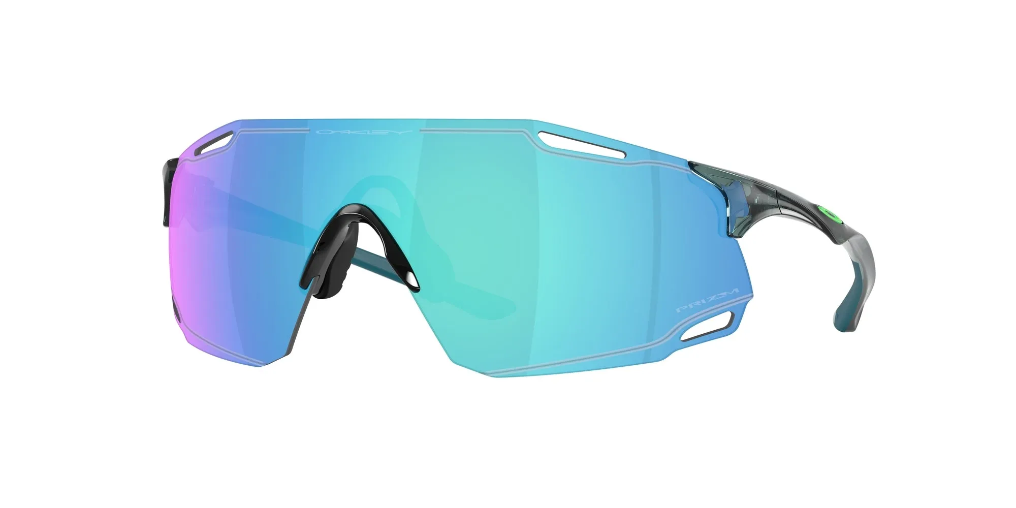 Oakley OO9513D CYBR DYNO 951302 Occhiali da sole O_Matter Nero Blu Squadrata Normale - immagine 1