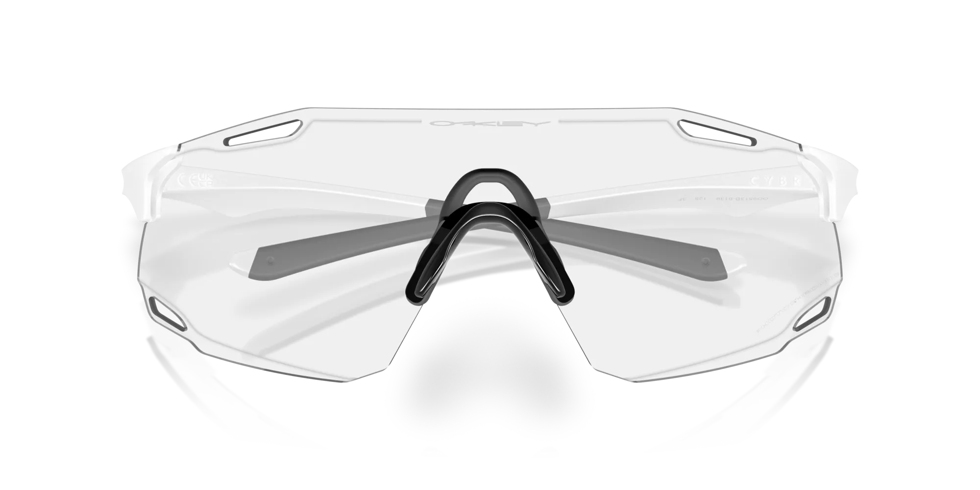 Oakley OO9513D CYBR DYNO 951301 Occhiali da sole O_Matter Bianco Grigio Squadrata Fotocromatiche - immagine 2