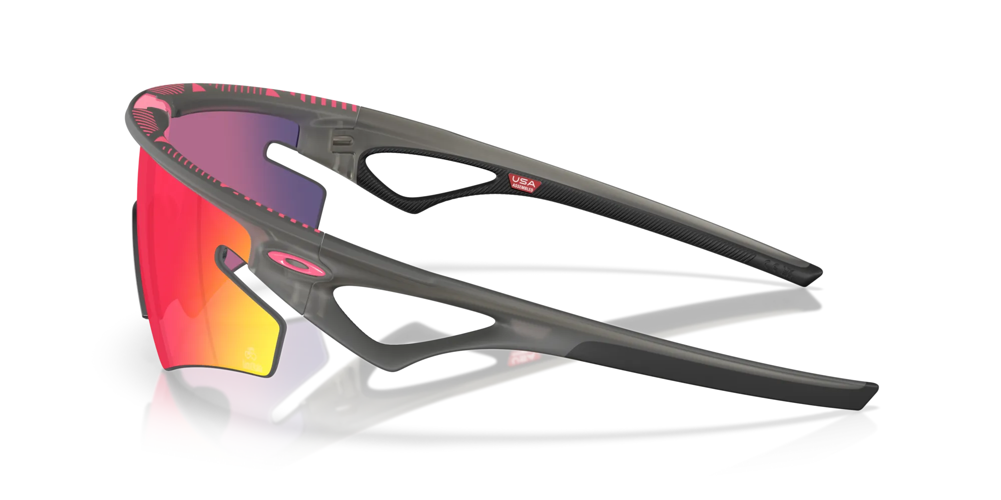 Oakley OO9499 SPHAERA SLASH 949909 Occhiali da sole O_Matter Grigio Viola Squadrata Normale - immagine 4