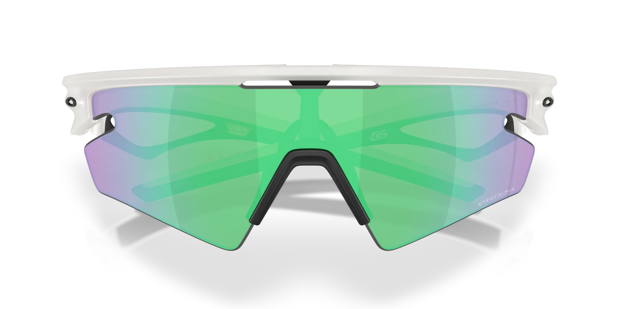 Oakley OO9499 SPHAERA SLASH 949904 Occhiali da sole O_Matter Bianco Verde Squadrata Normale - immagine 2