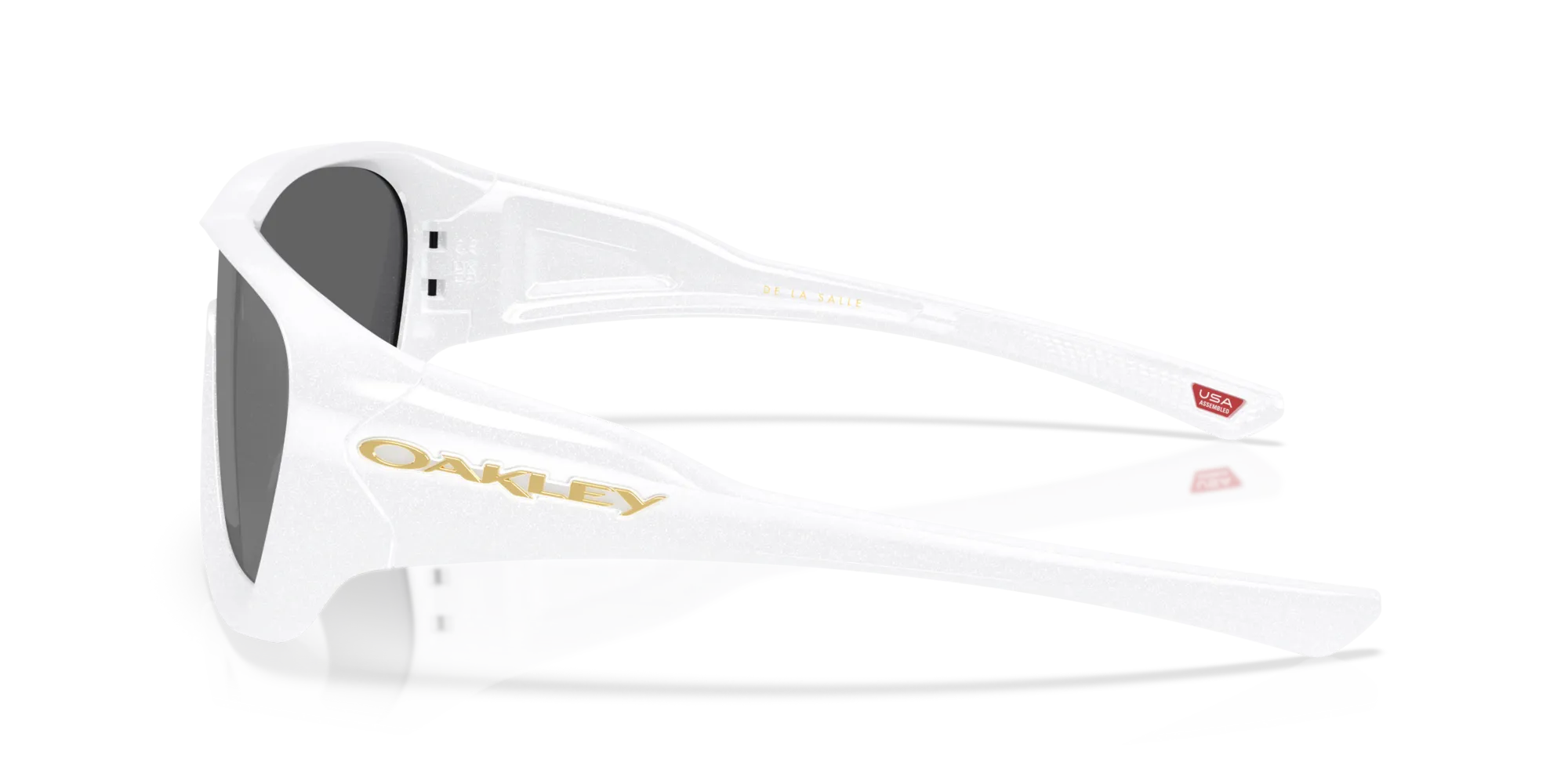Oakley OO9493 DE LA SALLE 949302 Occhiali da sole O_Matter Bianco Grigio Squadrata Normale Prizm - immagine 4