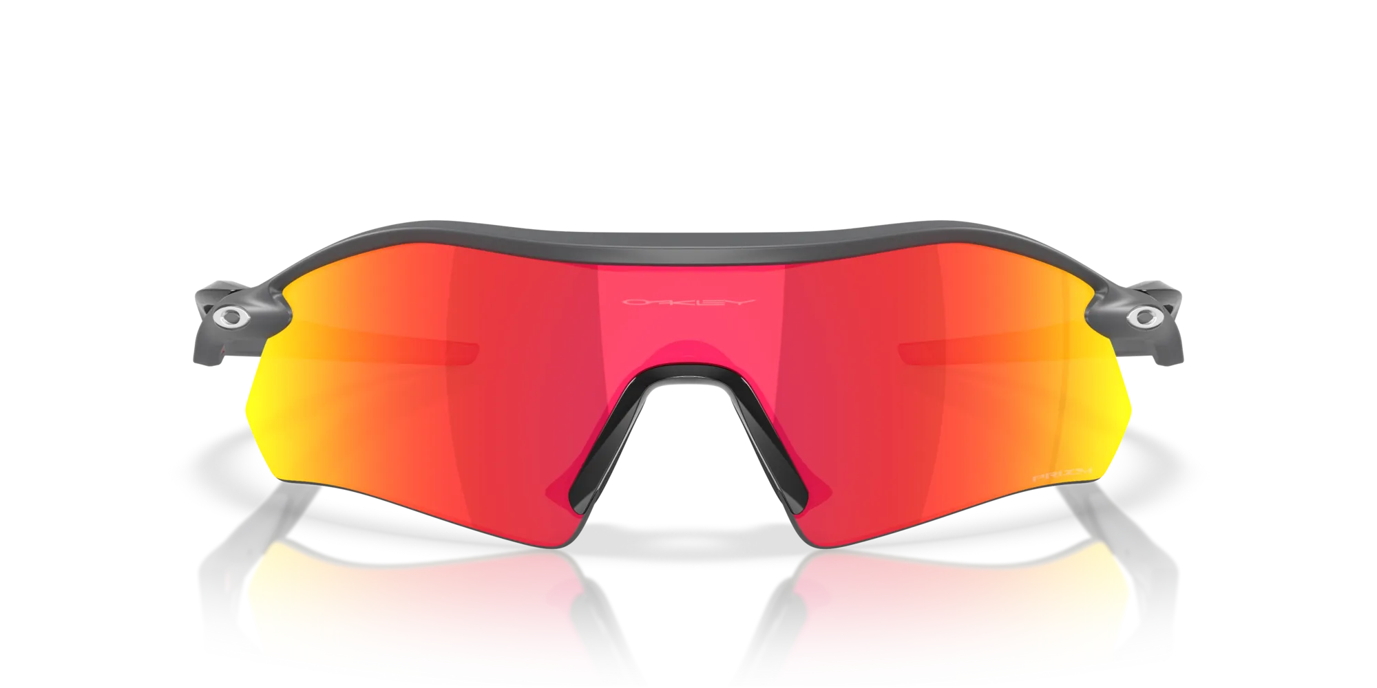 Oakley OO9495D RADAR PLATE 949503 Occhiali da sole O_Matter Grigio Rosso Squadrata Normale - immagine 3