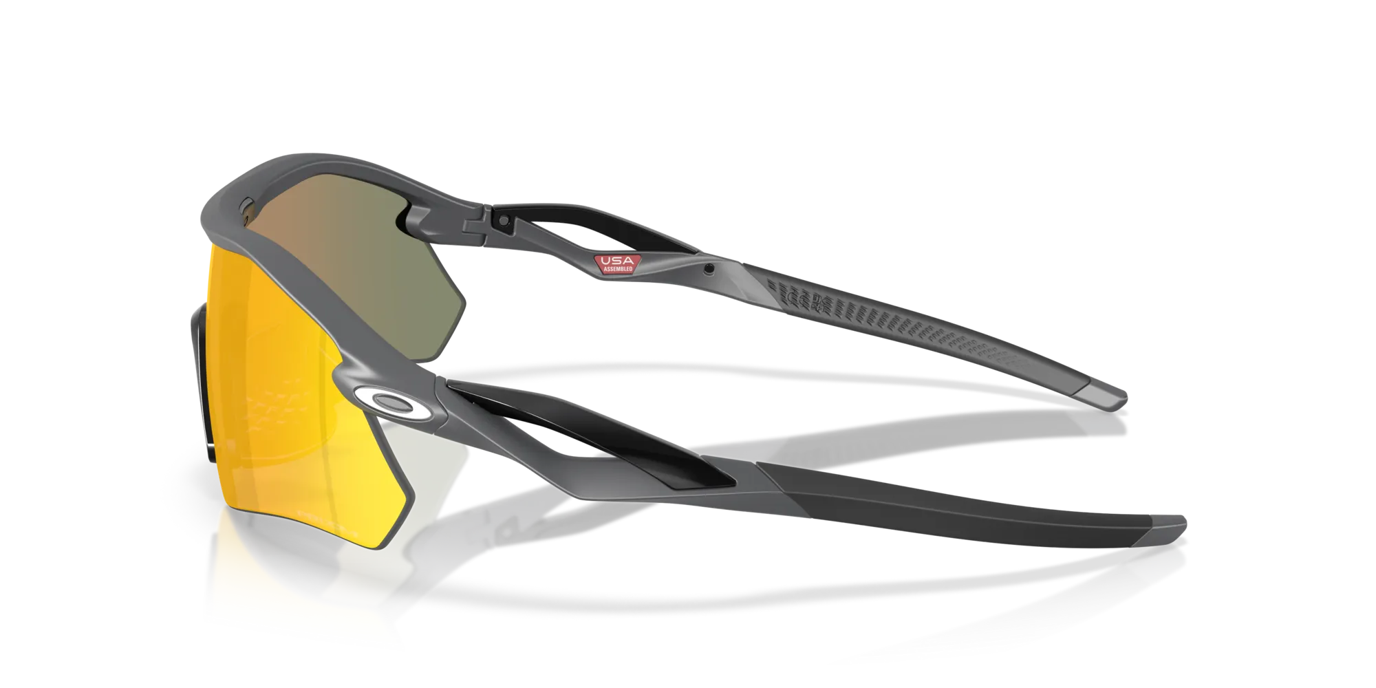Oakley OO9495D RADAR PLATE 949503 Occhiali da sole O_Matter Grigio Rosso Squadrata Normale - immagine 4