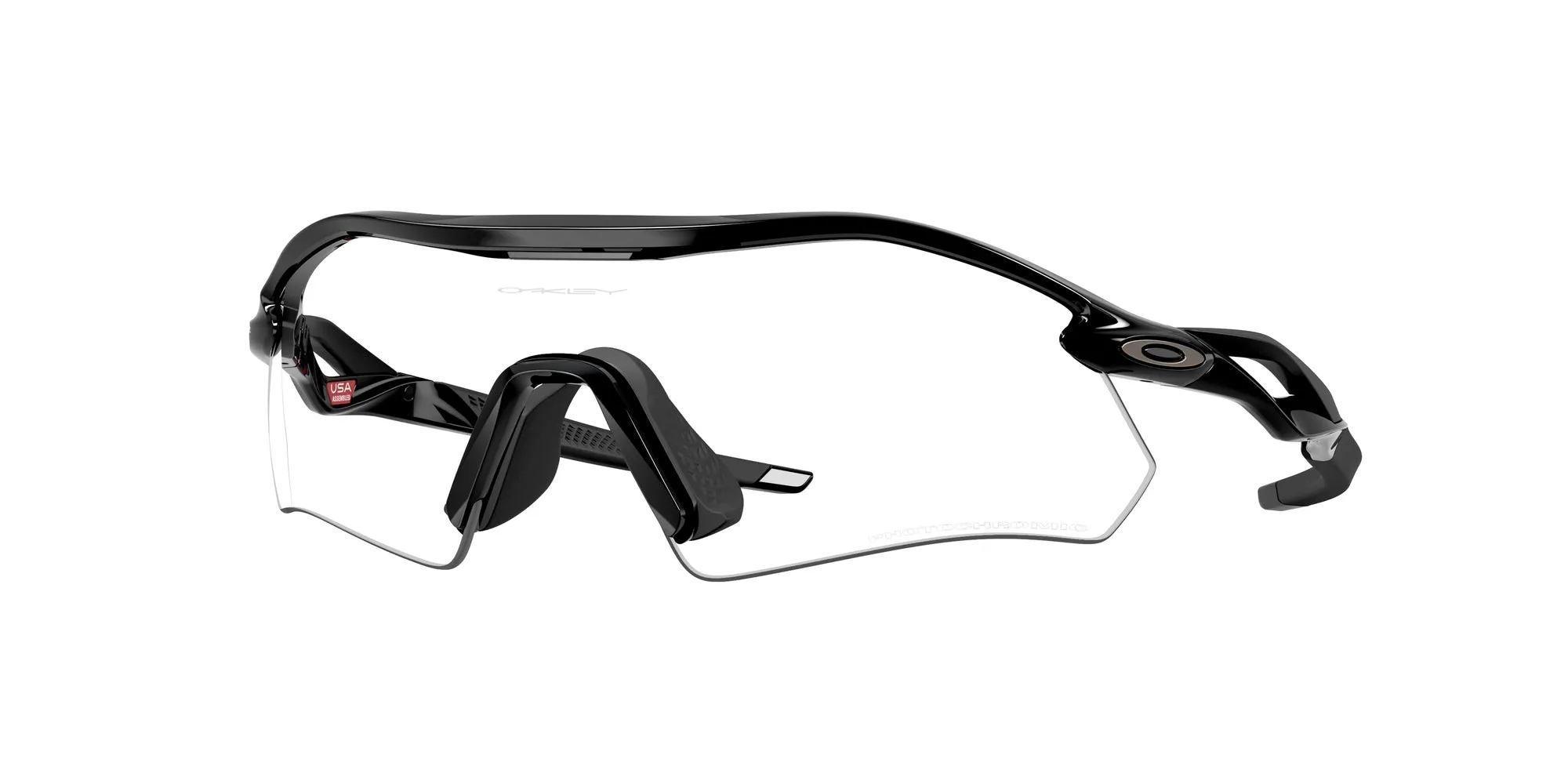 Oakley OO9495D RADAR PLATE 949502 Occhiali da sole O_Matter Nero Grigio Squadrata Fotocromatiche - immagine 1