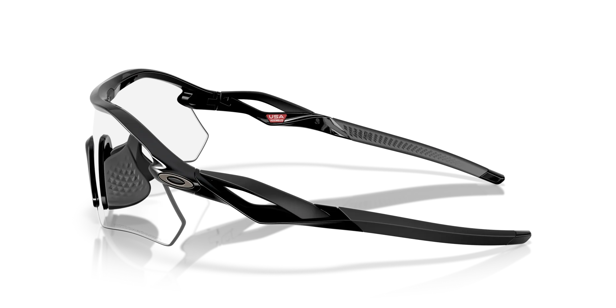 Oakley OO9495D RADAR PLATE 949502 Occhiali da sole O_Matter Nero Grigio Squadrata Fotocromatiche - immagine 4