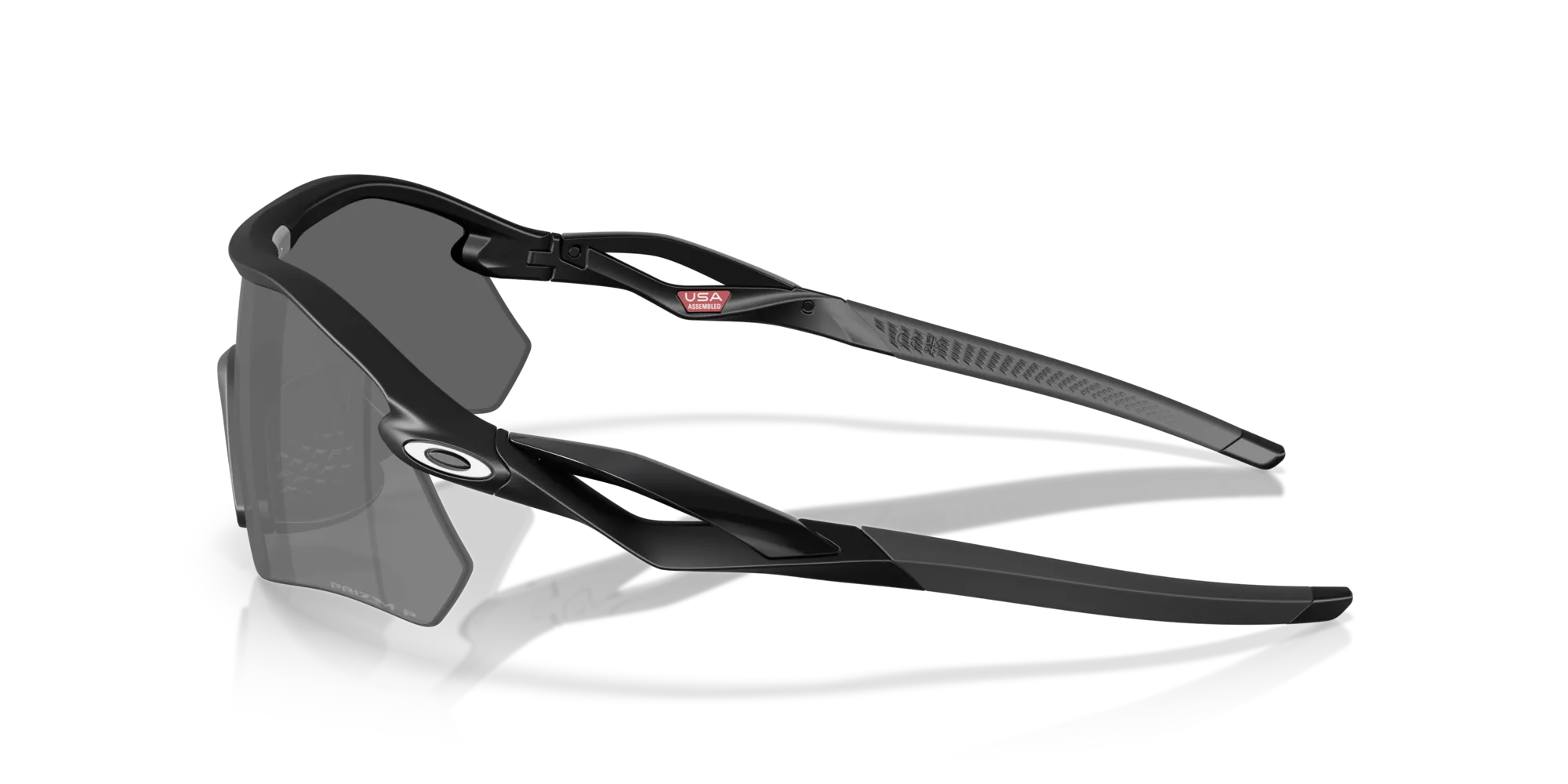 Oakley OO9495D RADAR PLATE 949501 Occhiali da sole O_Matter Nero Grigio Squadrata Polarizzata - immagine 4