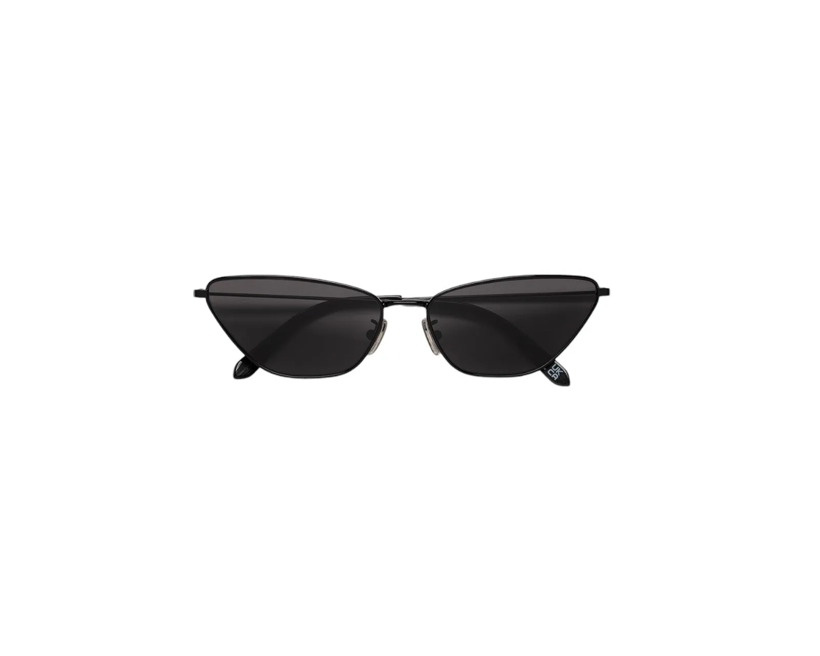 Retrosuperfuture UNJ SPILLO FIAMMATO Occhiali da sole Metallo Nero Nero Cat Eye Normale - immagine 3