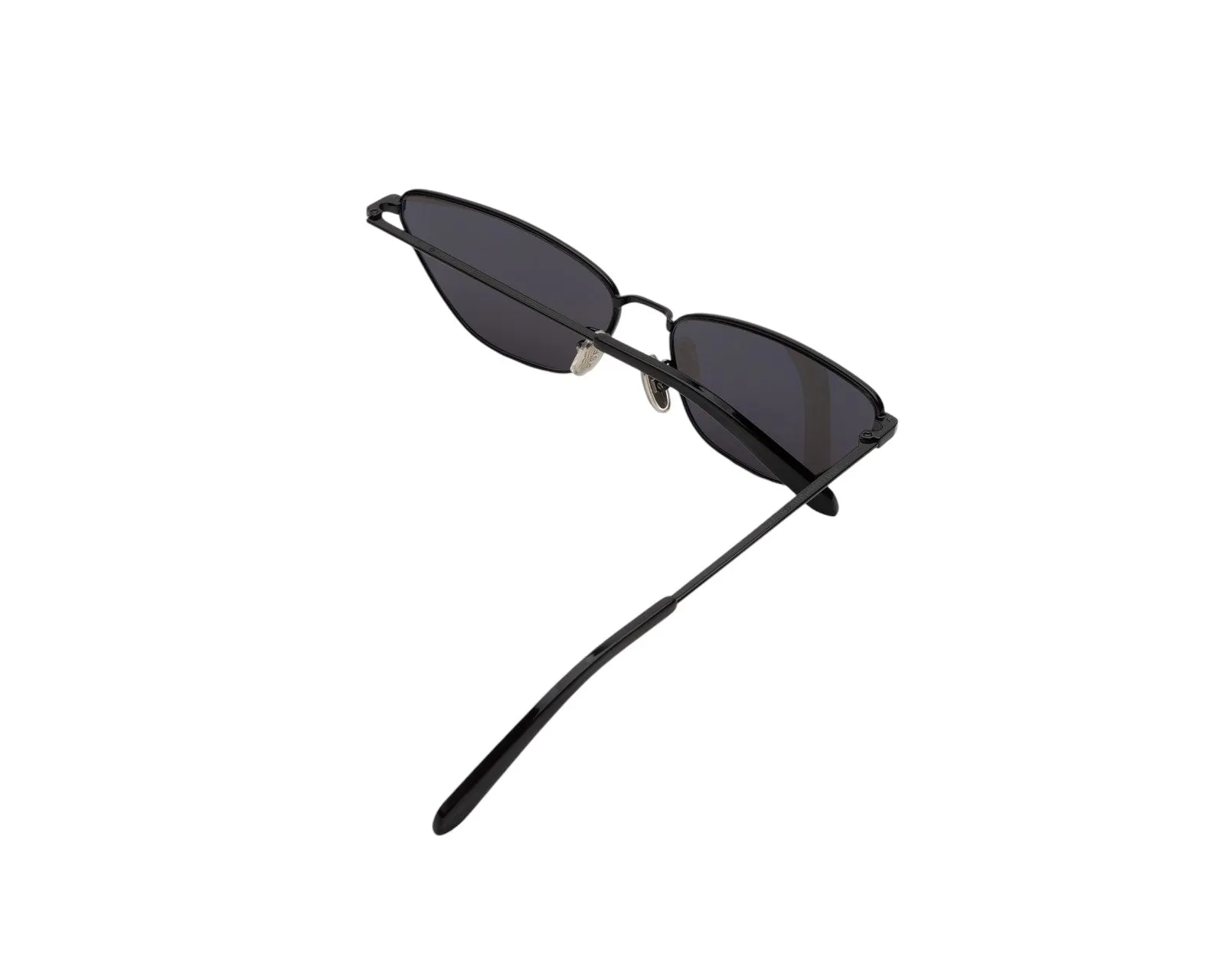 Retrosuperfuture UNJ SPILLO FIAMMATO Occhiali da sole Metallo Nero Nero Cat Eye Normale - immagine 4