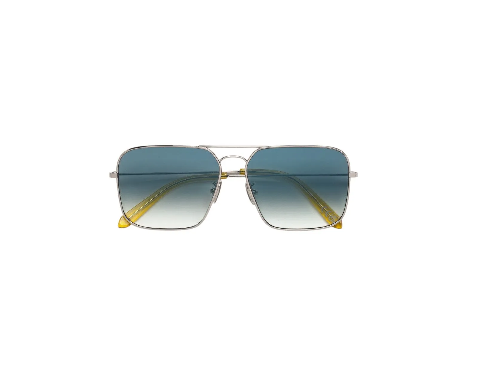 Retrosuperfuture MD3 IGGY 2.0 FADEISM AZURE Occhiali da sole Metallo Argento Blu Squadrata Normale - immagine 1