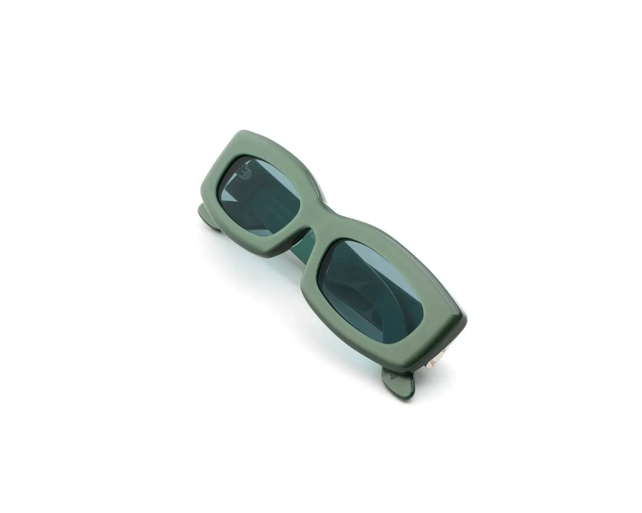 Retrosuperfuture MWA ZAGA METALLIC MINT Occhiali da sole Acetato Verde Verde Squadrata Normale - immagine 3