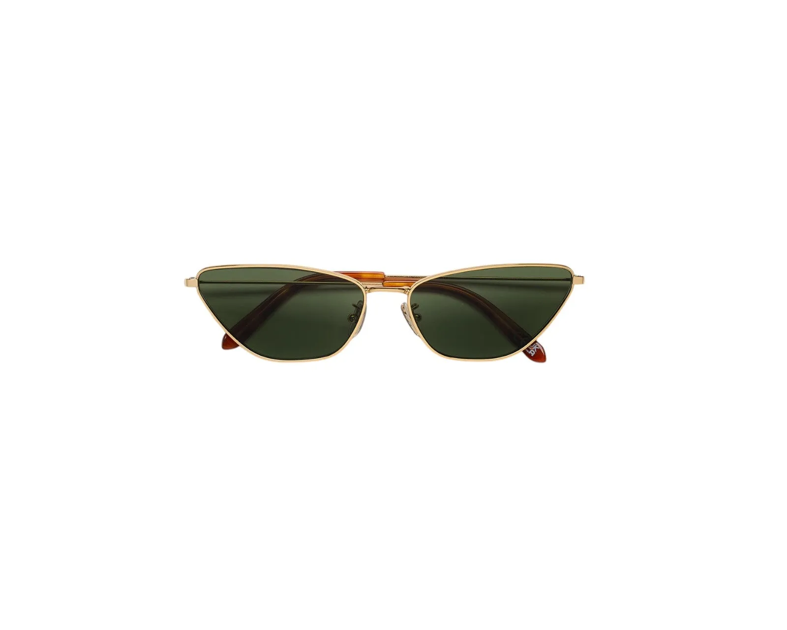 Retrosuperfuture JGV SPILLO LIGHT HAVANA Occhiali da sole Metallo Oro Verde Cat Eye Normale - immagine 2