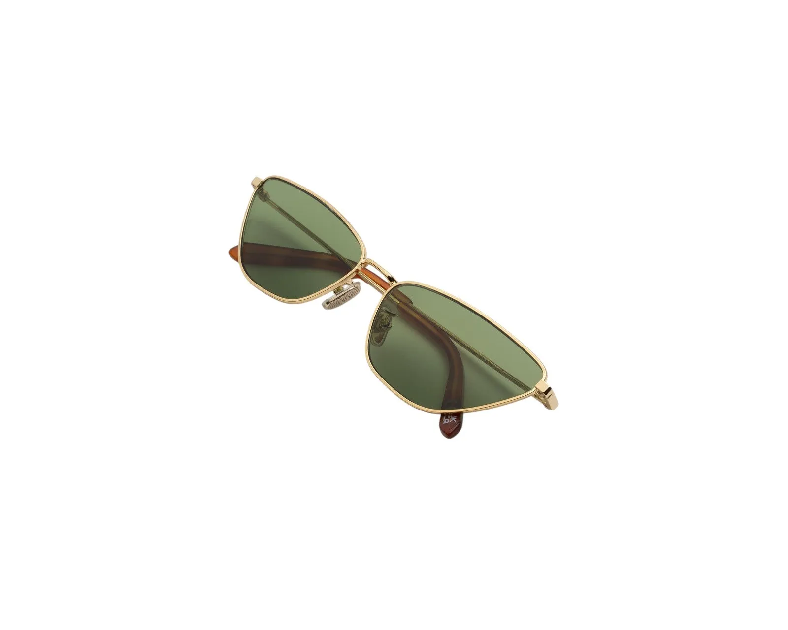 Retrosuperfuture JGV SPILLO LIGHT HAVANA Occhiali da sole Metallo Oro Verde Cat Eye Normale - immagine 3