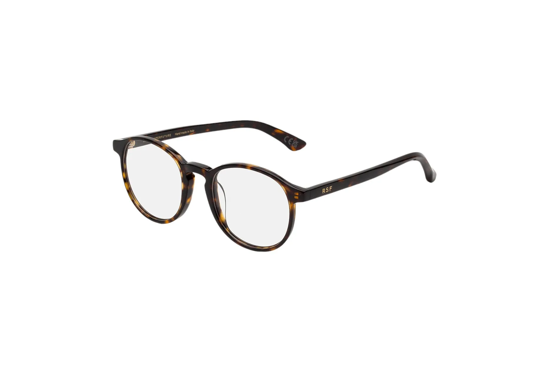 Retrosuperfuture MH2 NUMERO 01 BLACK Montature da vista Acetato Nero Rotonda - immagine 1