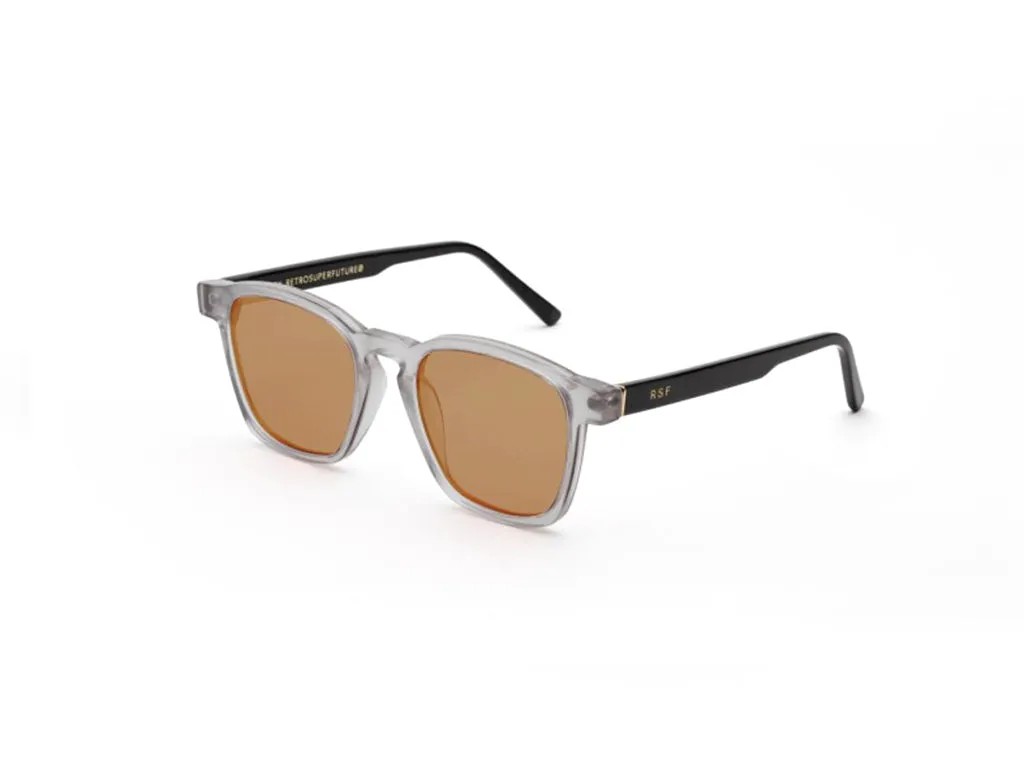 Retrosuperfuture M4O UNICO STILO Occhiali da sole Acetato Grigio Marrone Squadrata Normale - immagine 1