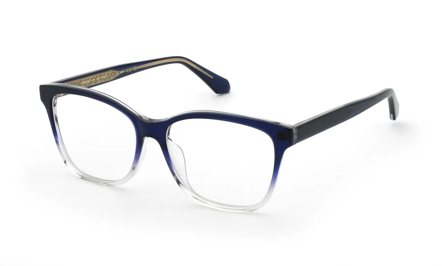 Twinset VTW095 0D78 Montature da vista Acetato Viola Squadrata - immagine 1