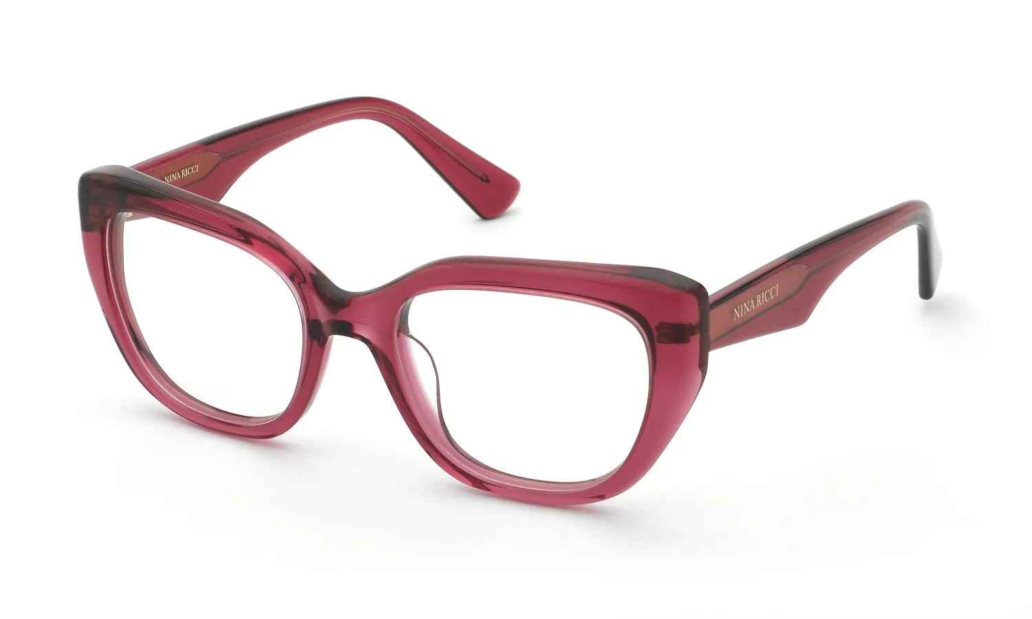 Nina Ricci VNR424 0AFD Montature da vista Acetato Rosa Farfalla - immagine 1