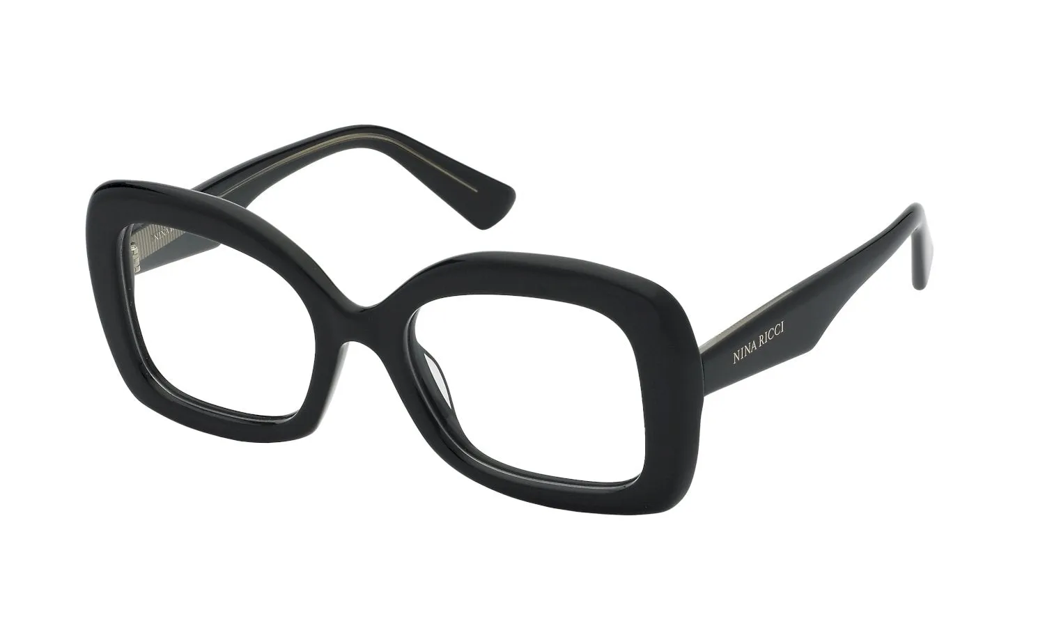 Nina Ricci VNR383 700 Montature da vista Acetato Nero Squadrata - immagine 1