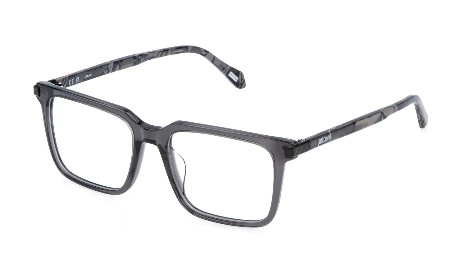 Just Cavalli VJC136 819 Montature da vista Acetato Grigio Squadrata - immagine 1