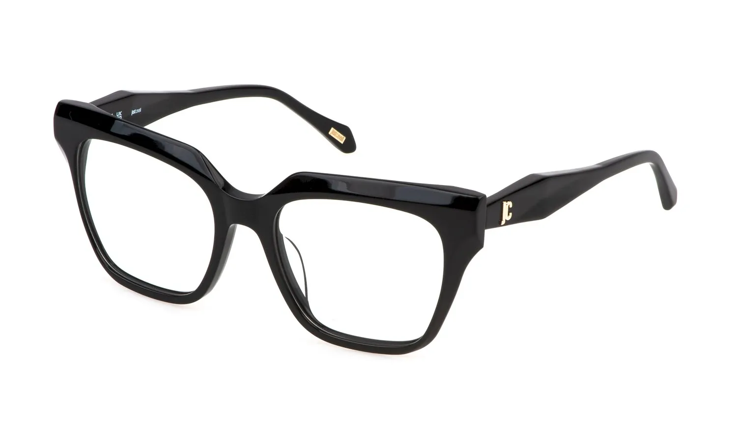 Just Cavalli VJC121 700 Montature da vista Acetato Nero Squadrata - immagine 1