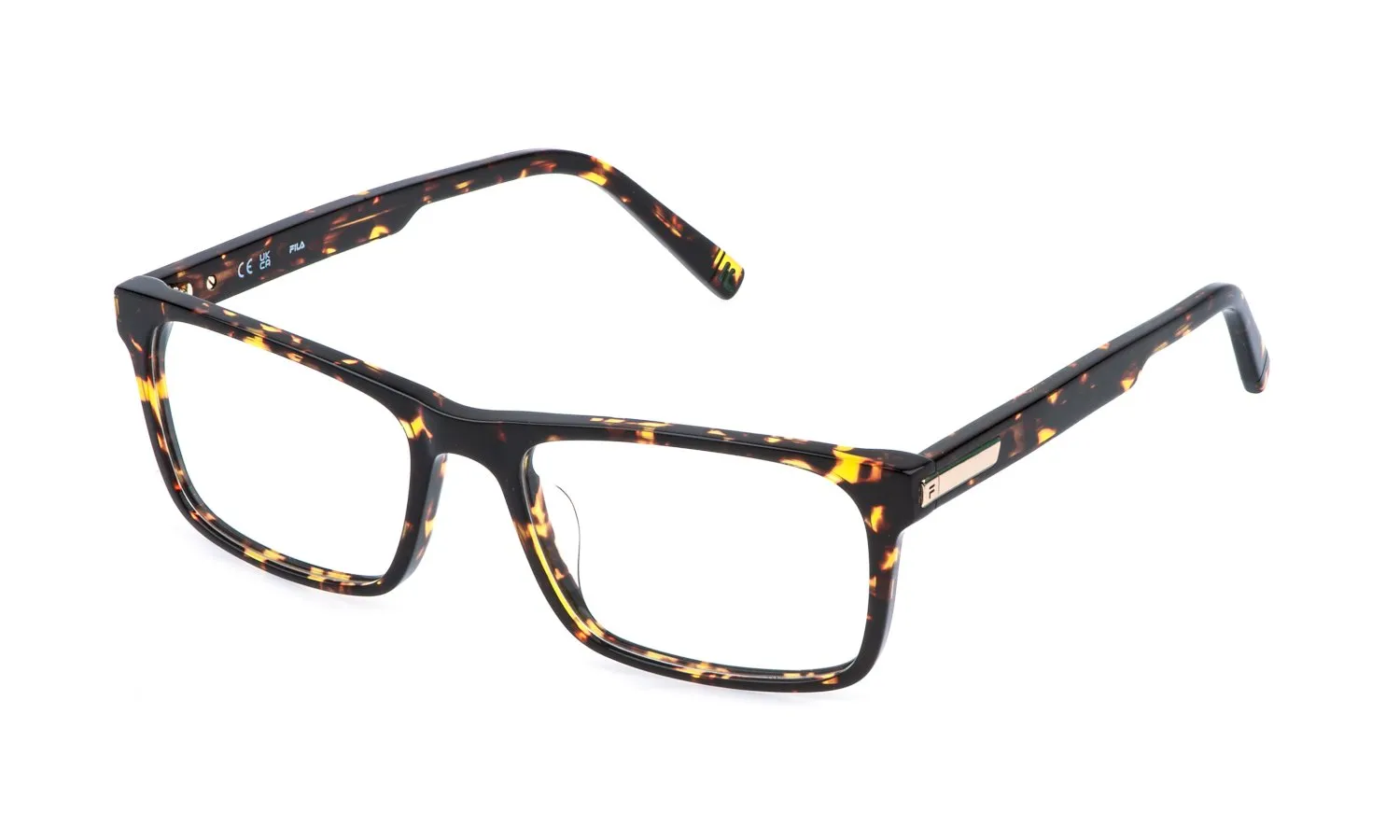 Fila VFI999 779 Montature da vista Acetato Havana Squadrata - immagine 1