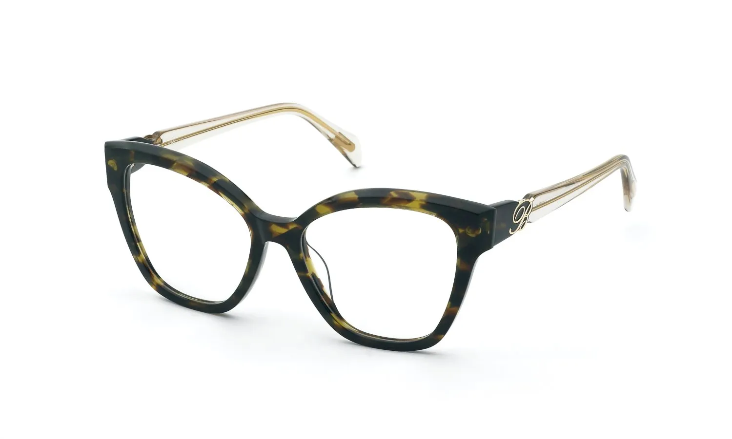 Blumarine VBM884 0U30 Montature da vista Acetato Havana Farfalla - immagine 1