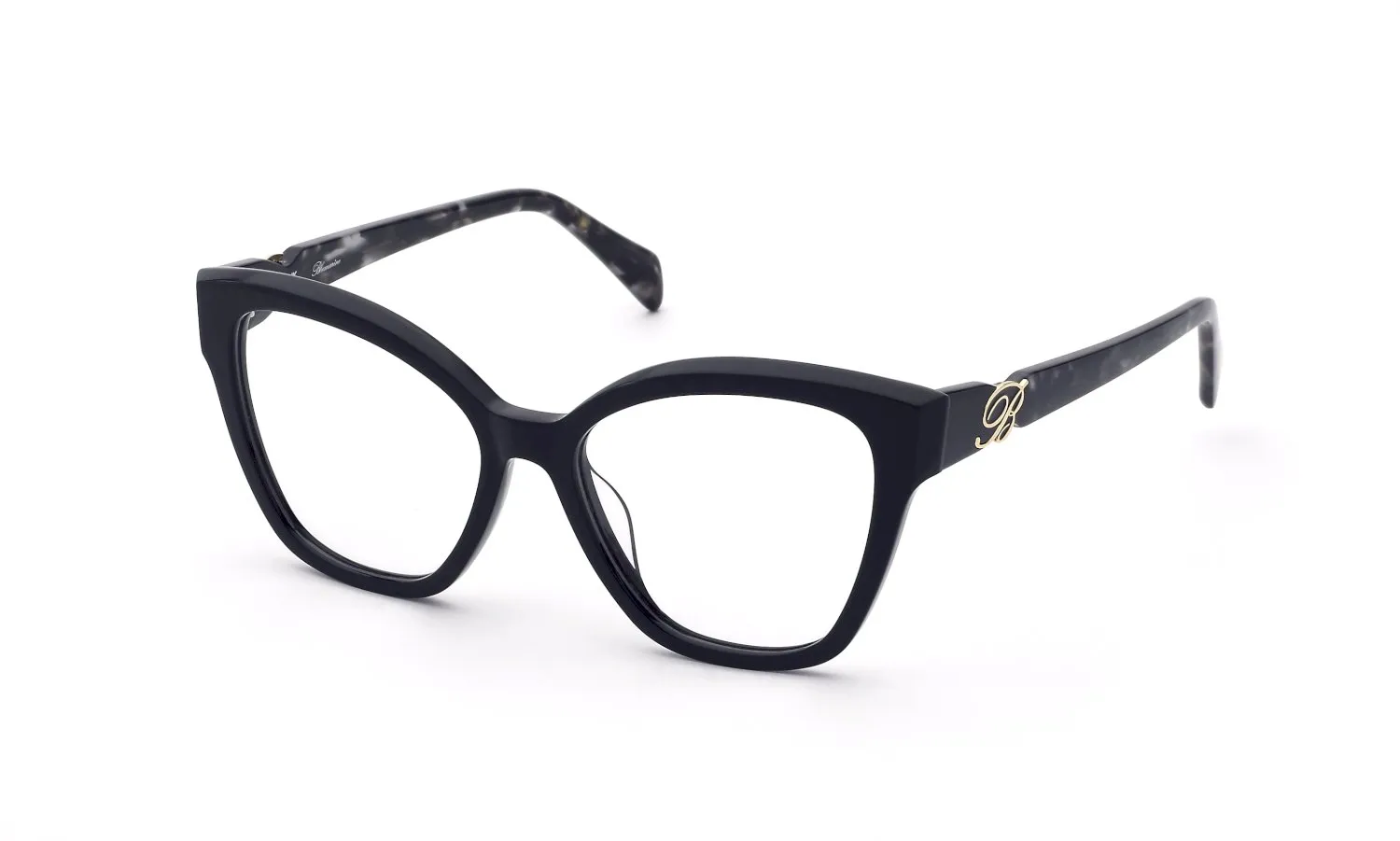 Blumarine VBM884 700 Montature da vista Acetato Nero Farfalla - immagine 1