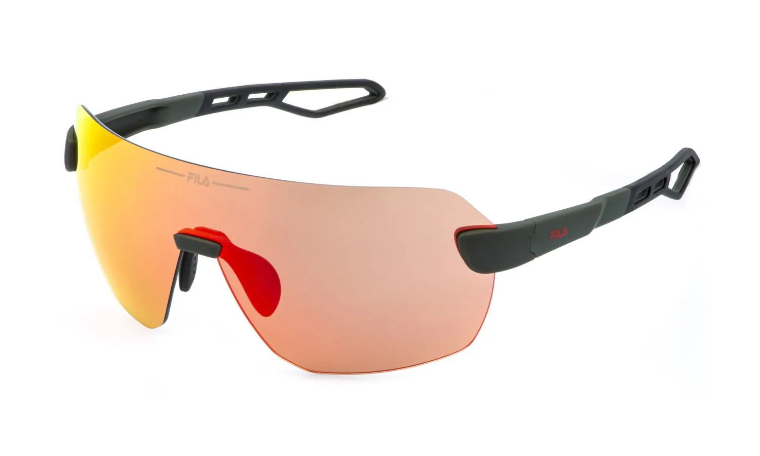 Fila SFIA05 J97R Occhiali da sole Iniettato Maschera Idrorepellente Multistrato - immagine 1