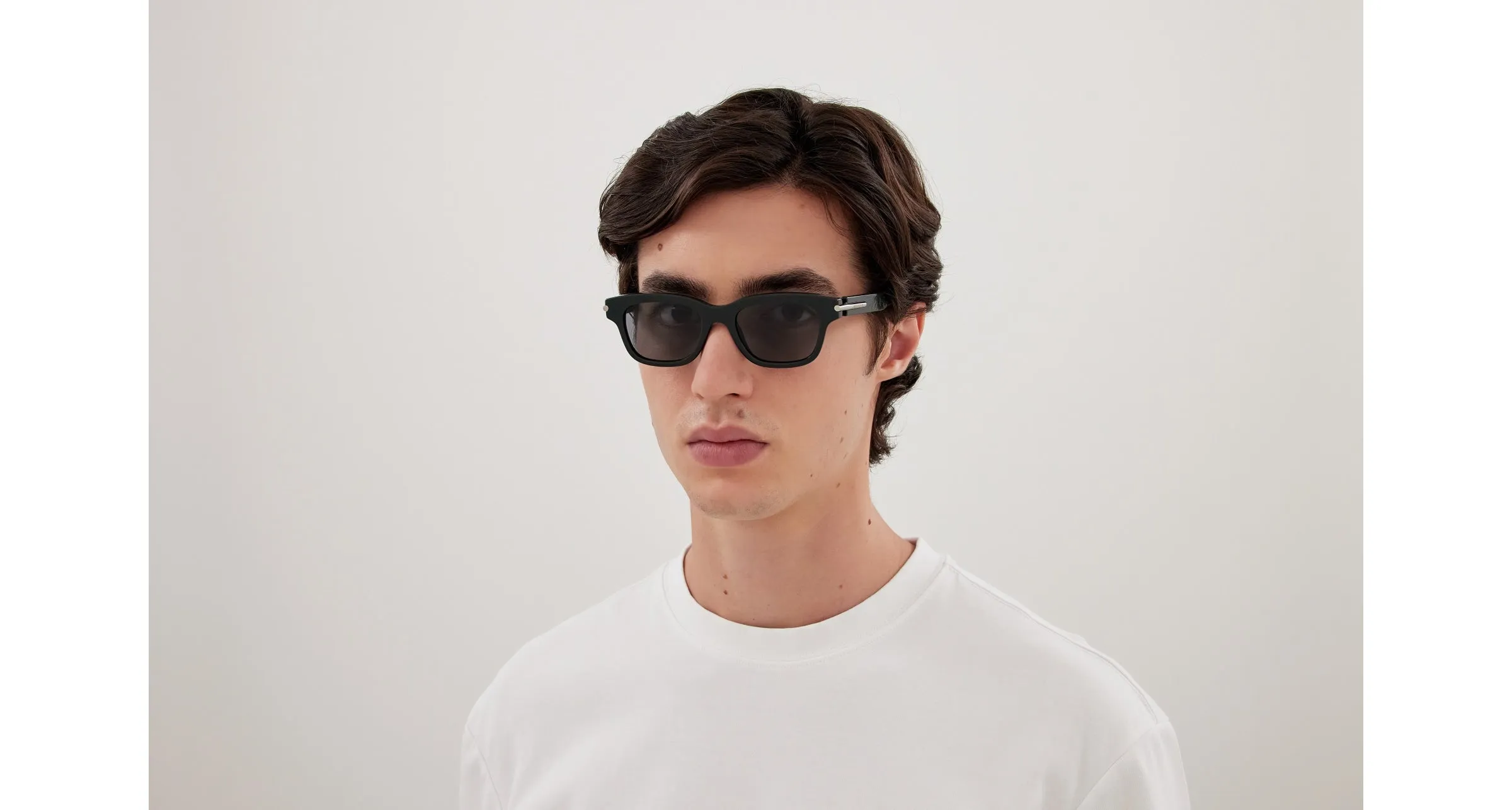 Alexander McQueen AM0497S 004 Occhiali da sole Acetato Verde Grigio Squadrata - immagine 4