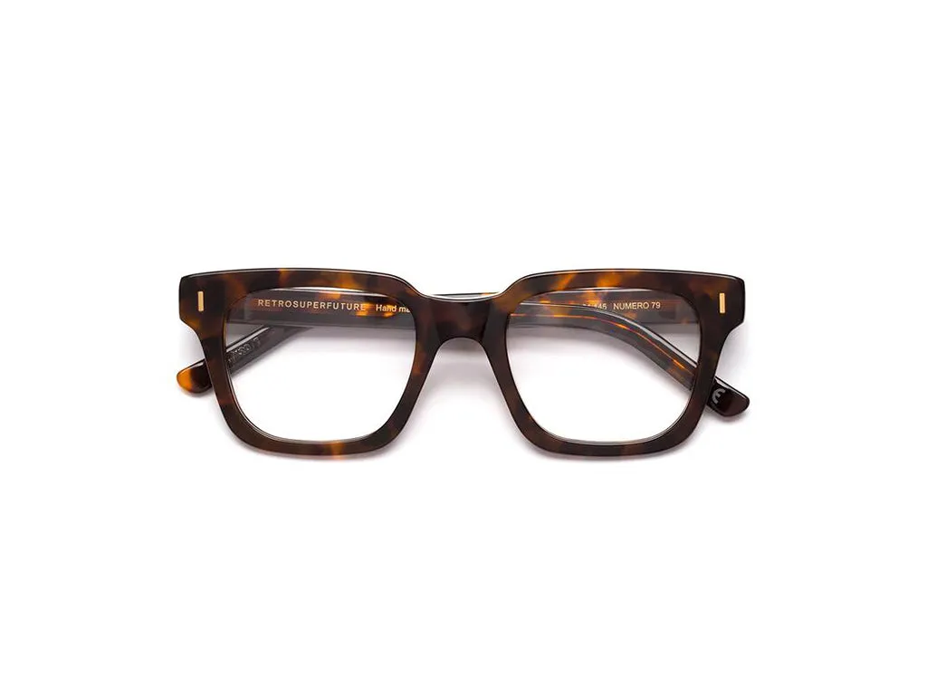 Retrosuperfuture 4CJ NUMERO 79 HAVANA NOSTRA Montature da vista Acetato Havana Squadrata - immagine 2