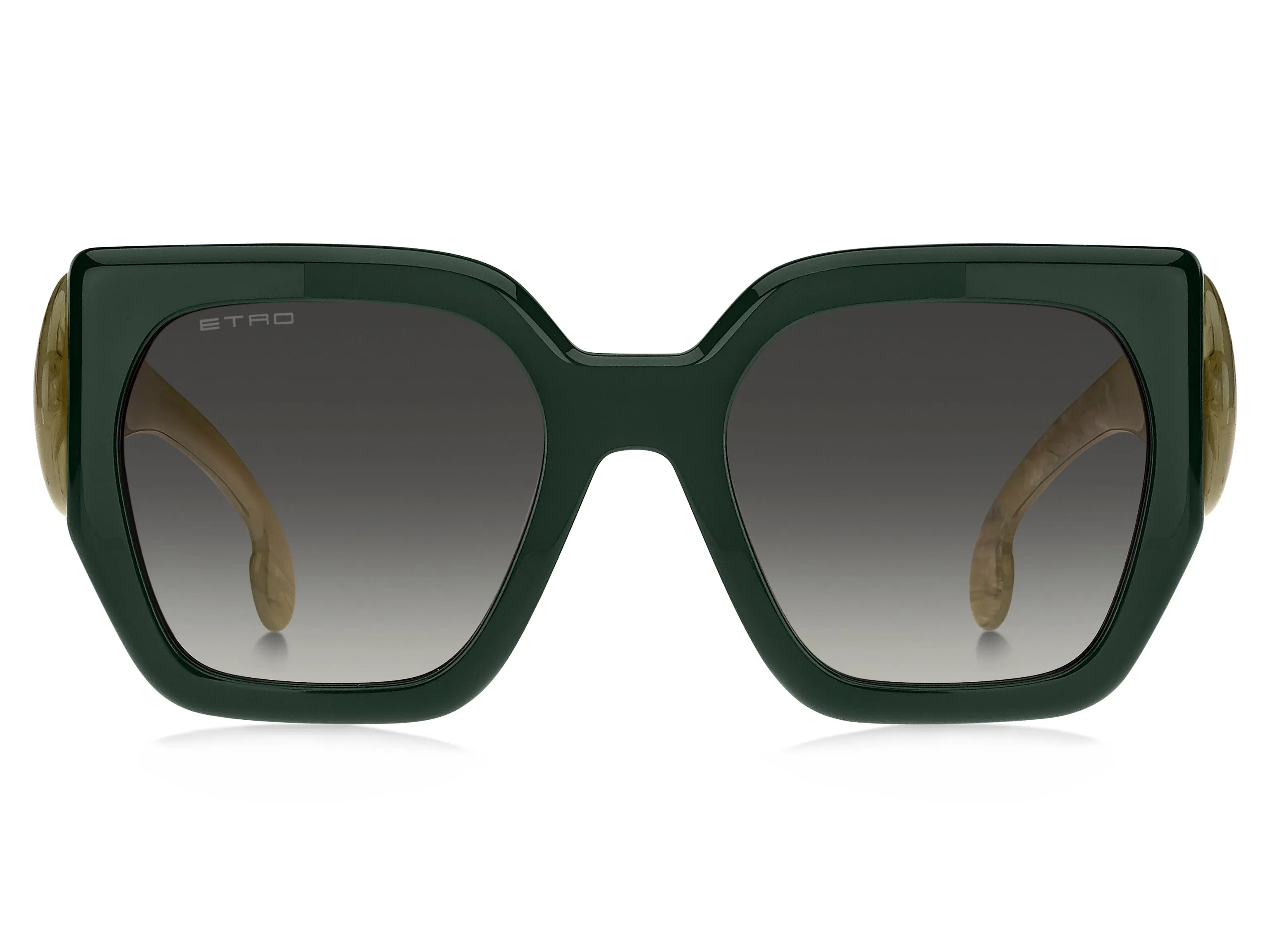 ETRO ETRO 0054/S 1ED/9O Occhiali da sole Acetato Verde Grigio Squadrata Normale Sfumato - immagine 2