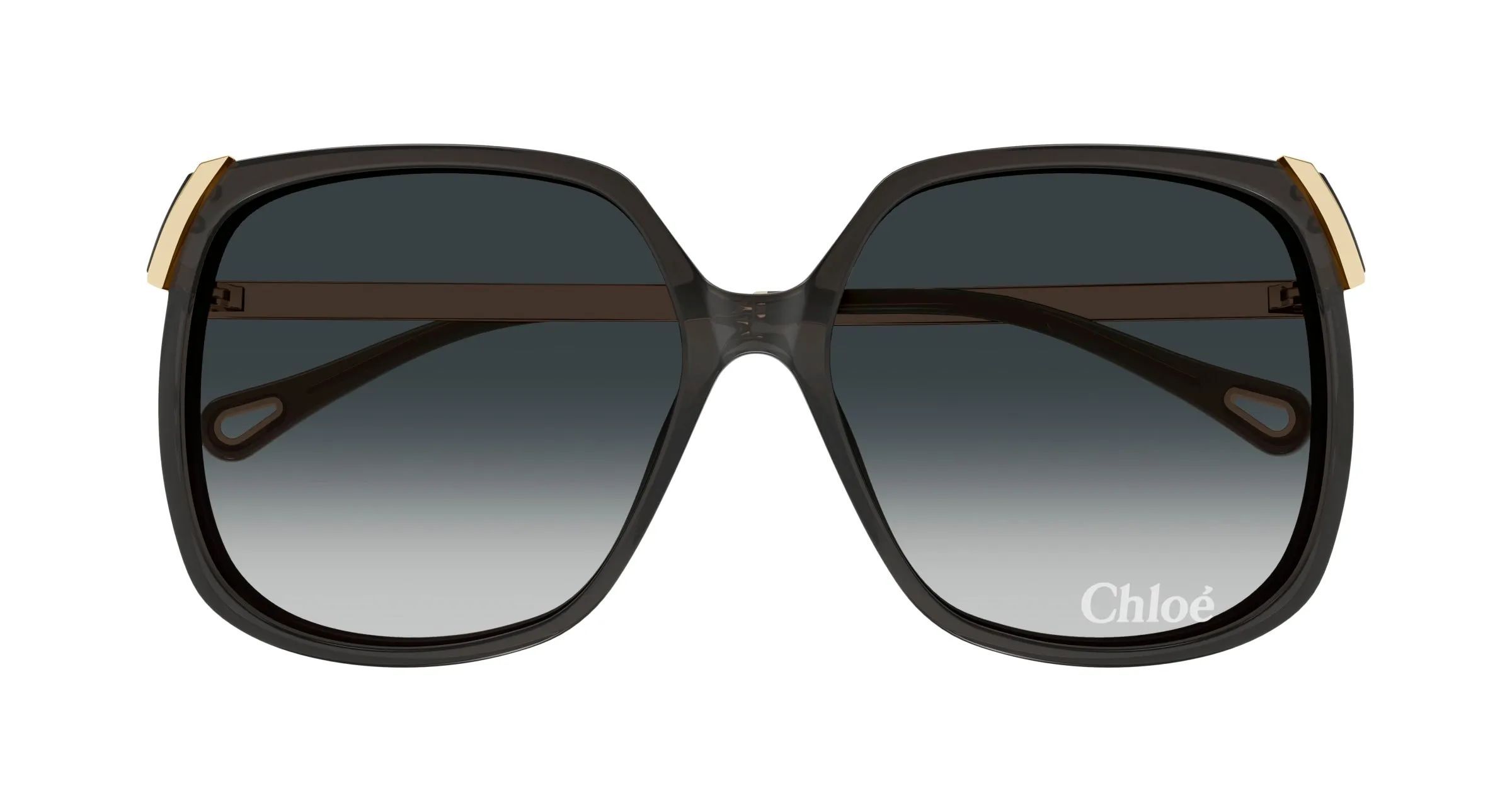 Chloé CH0286S 001 Occhiali da sole Acetato Grigio Grigio Squadrata - immagine 2