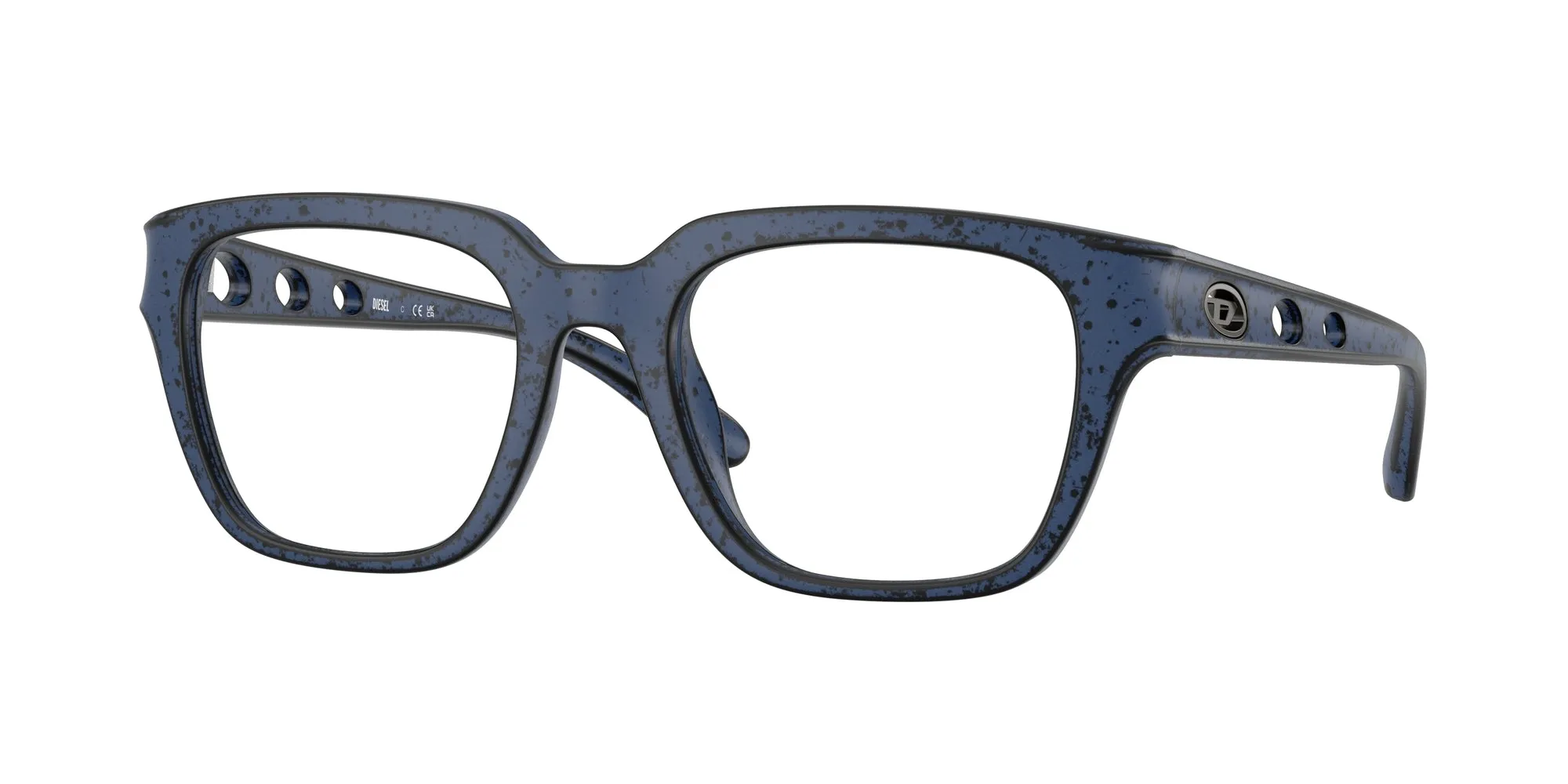 DIESEL DL6001U 2014 Montature da vista Iniettato Blu Squadrata Normale - immagine 1