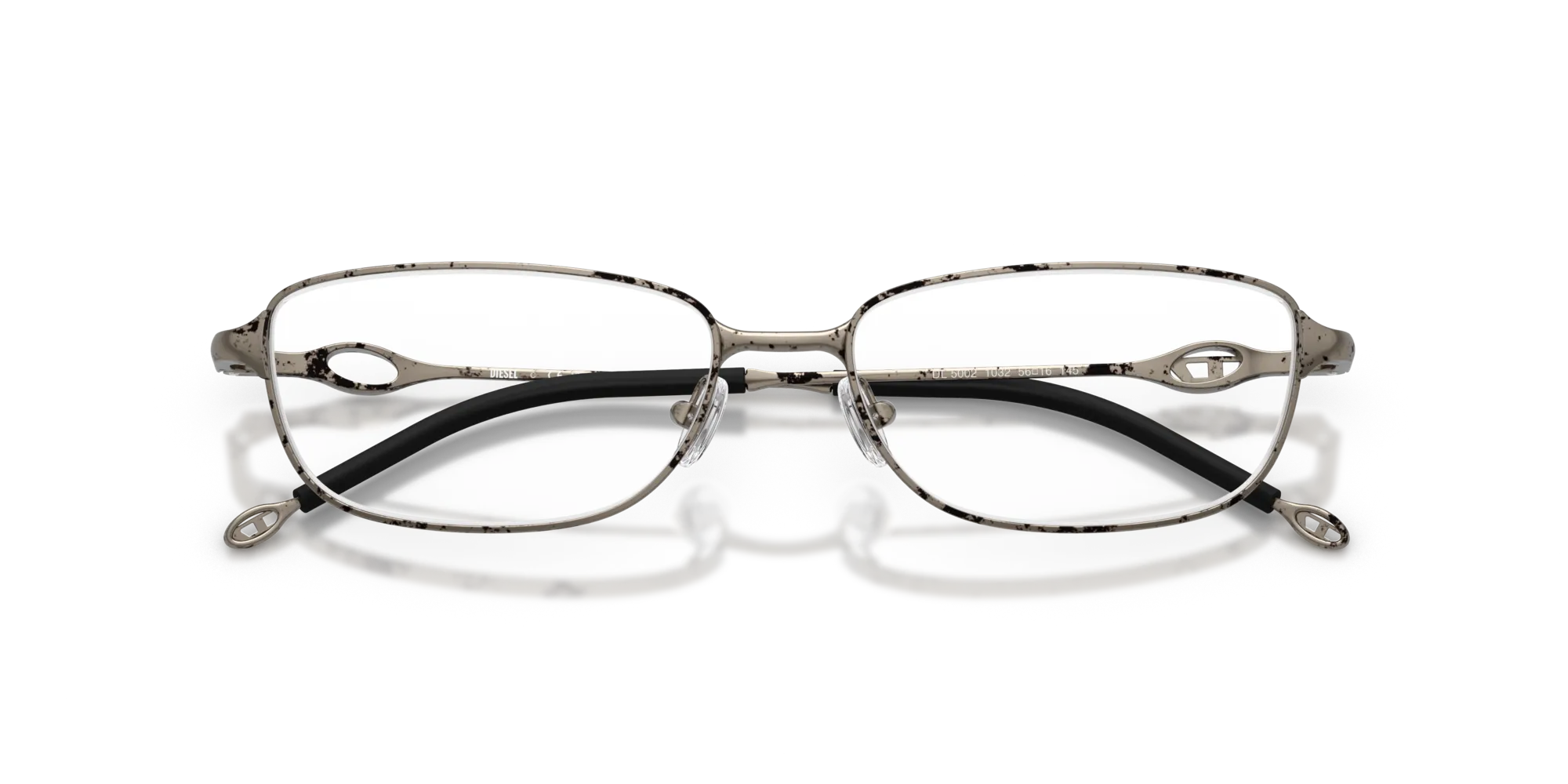 DIESEL DL5002 1032 Montature da vista Metallo Argento Squadrata Normale - immagine 2