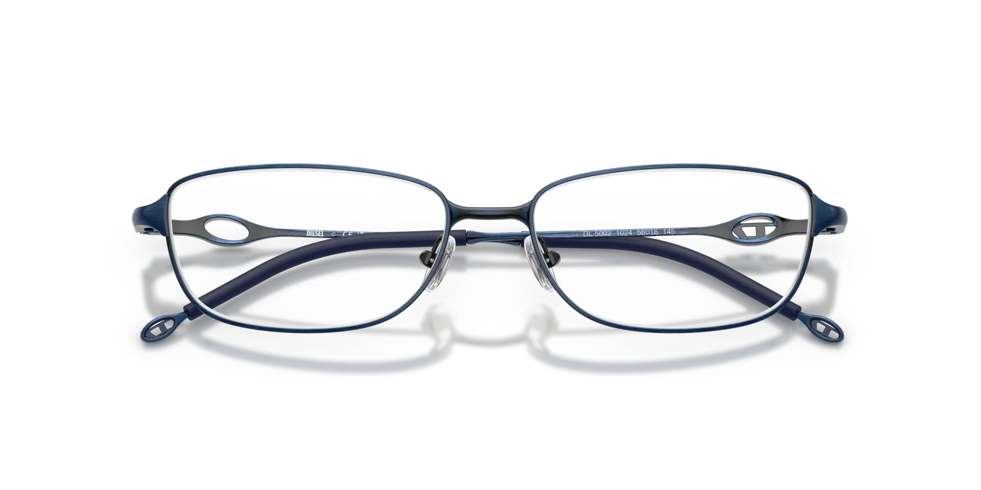 DIESEL DL5002 1024 Montature da vista Metallo Blu Squadrata Normale - immagine 2