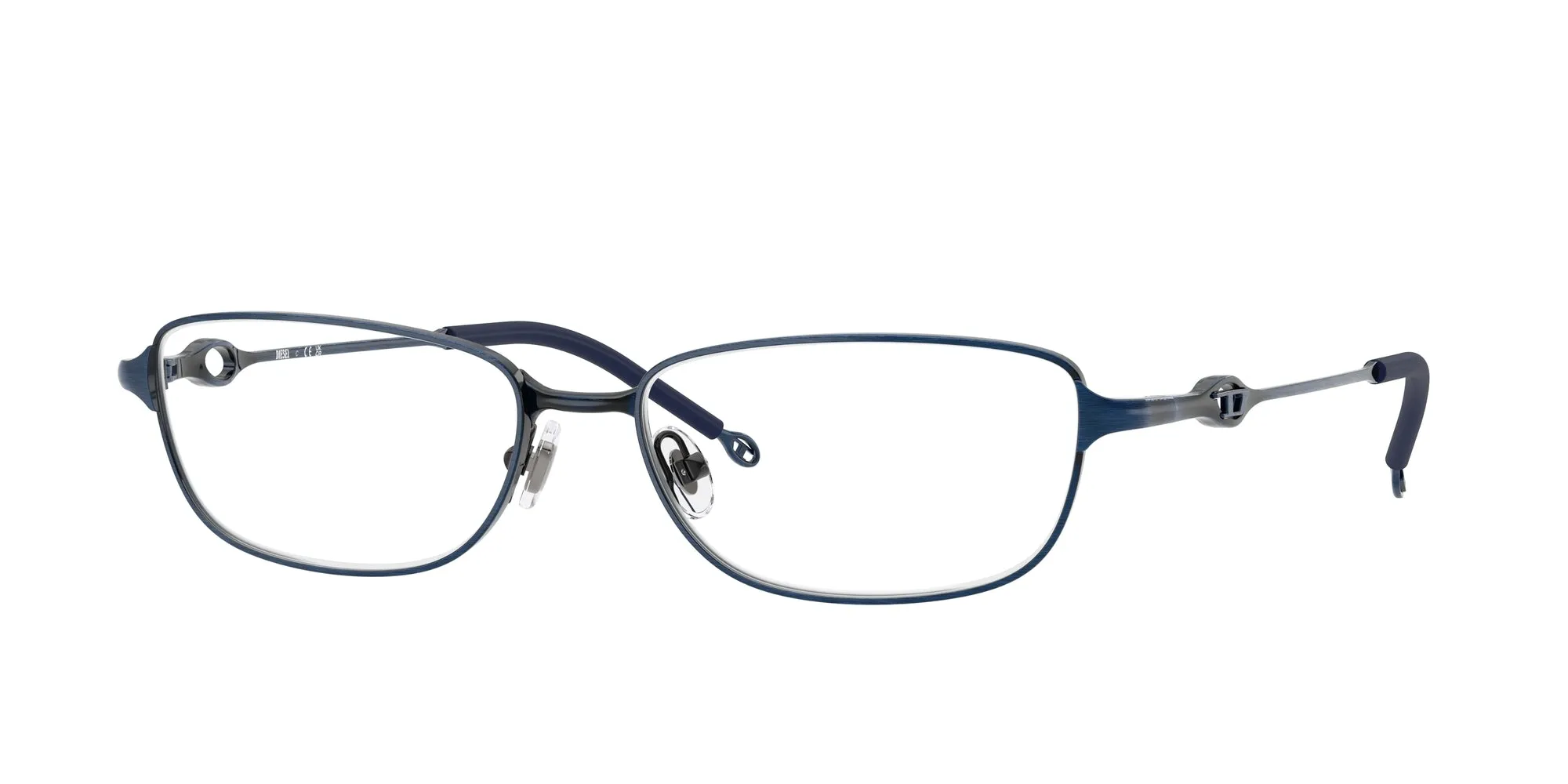 DIESEL DL5002 1024 Montature da vista Metallo Blu Squadrata Normale - immagine 1