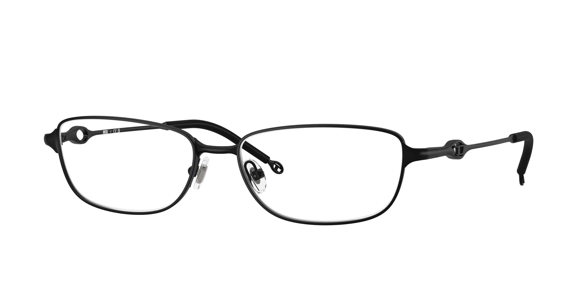 DIESEL DL5002 1008 Montature da vista Metallo Nero Squadrata Normale - immagine 1