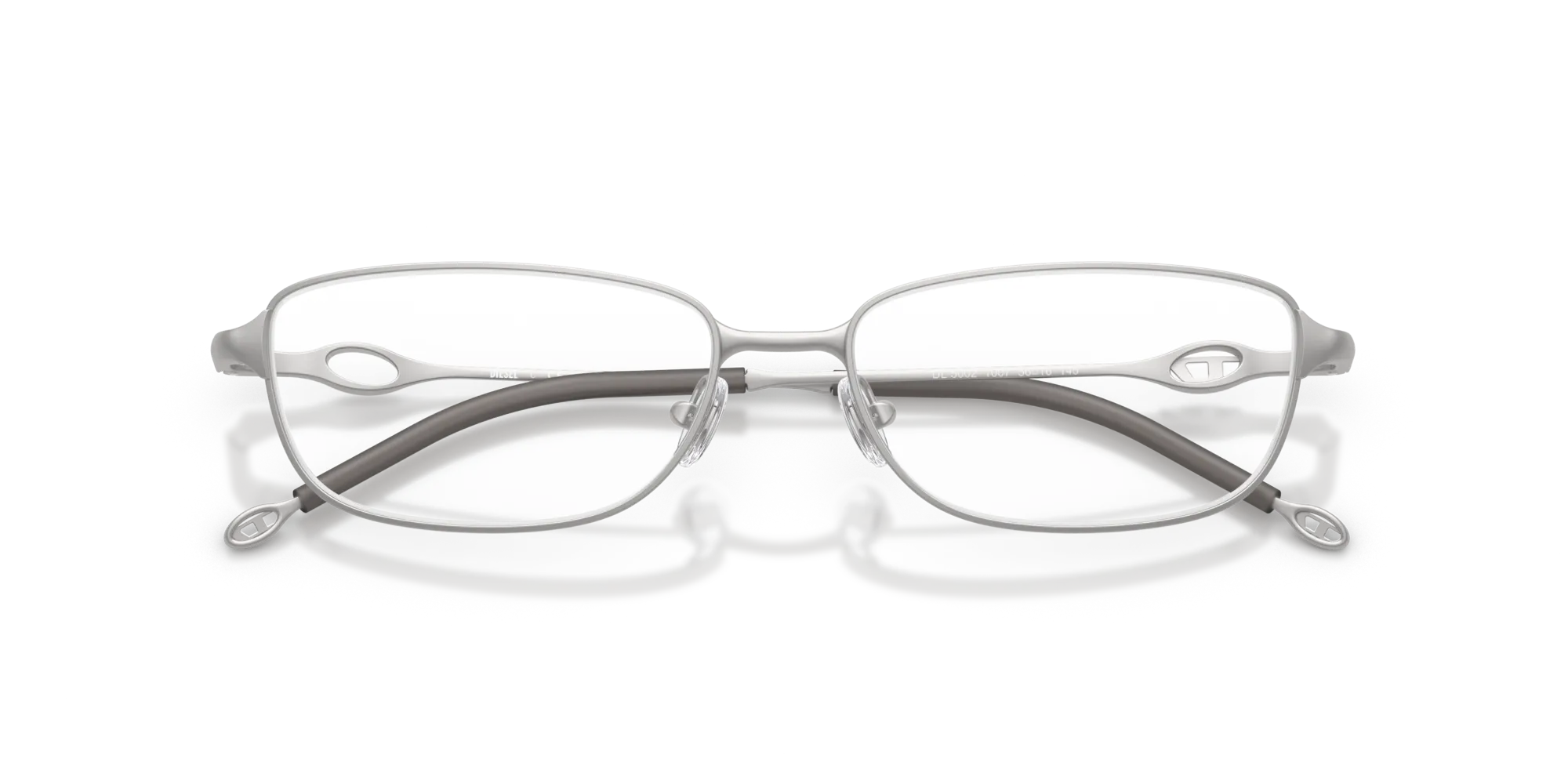 DIESEL DL5002 1007 Montature da vista Metallo Argento Squadrata Normale - immagine 2