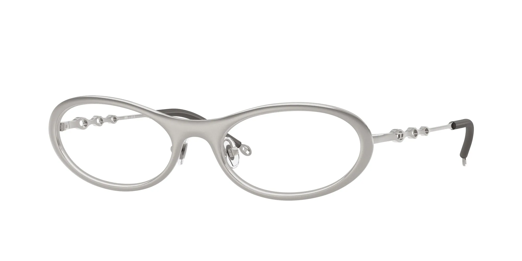 DIESEL DL5001 1039 Montature da vista Metallo Grigio Rotonda Normale - immagine 1