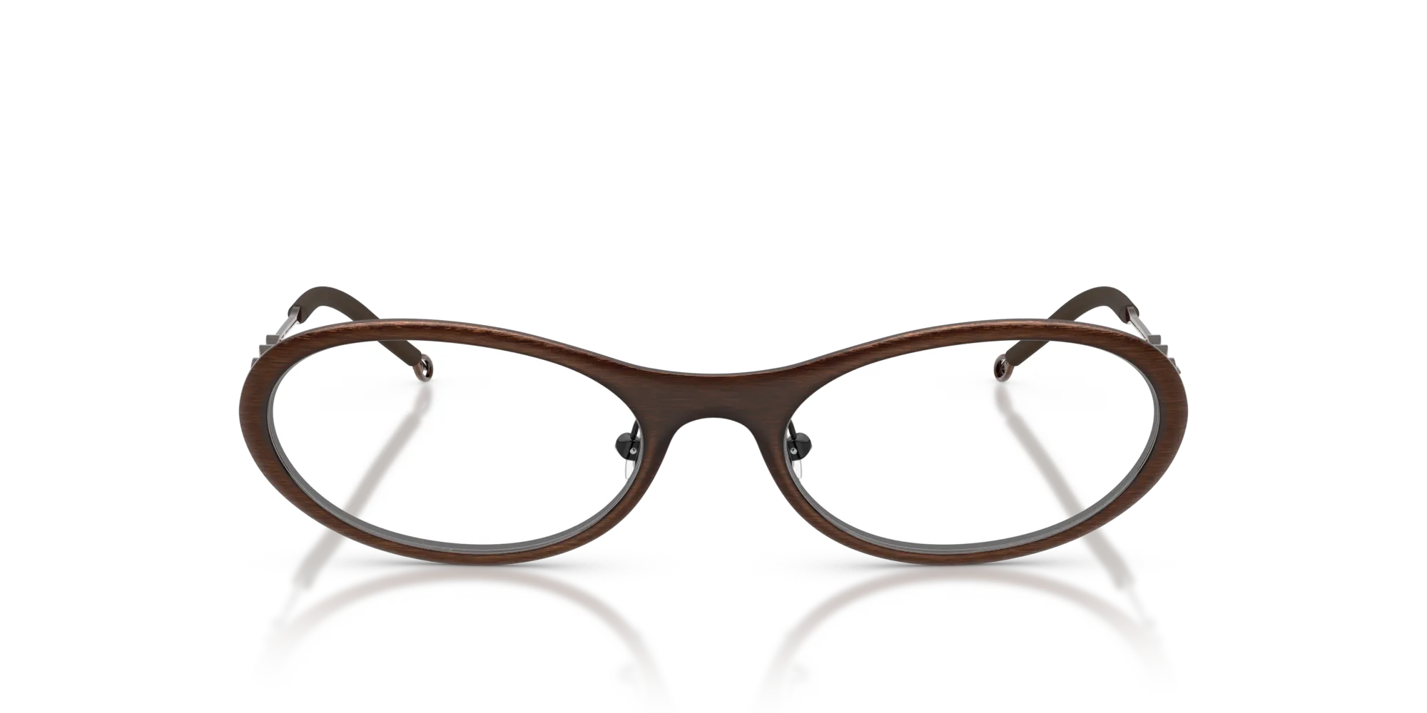 DIESEL DL5001 1025 Montature da vista Metallo Bronzo Rotonda Normale - immagine 3