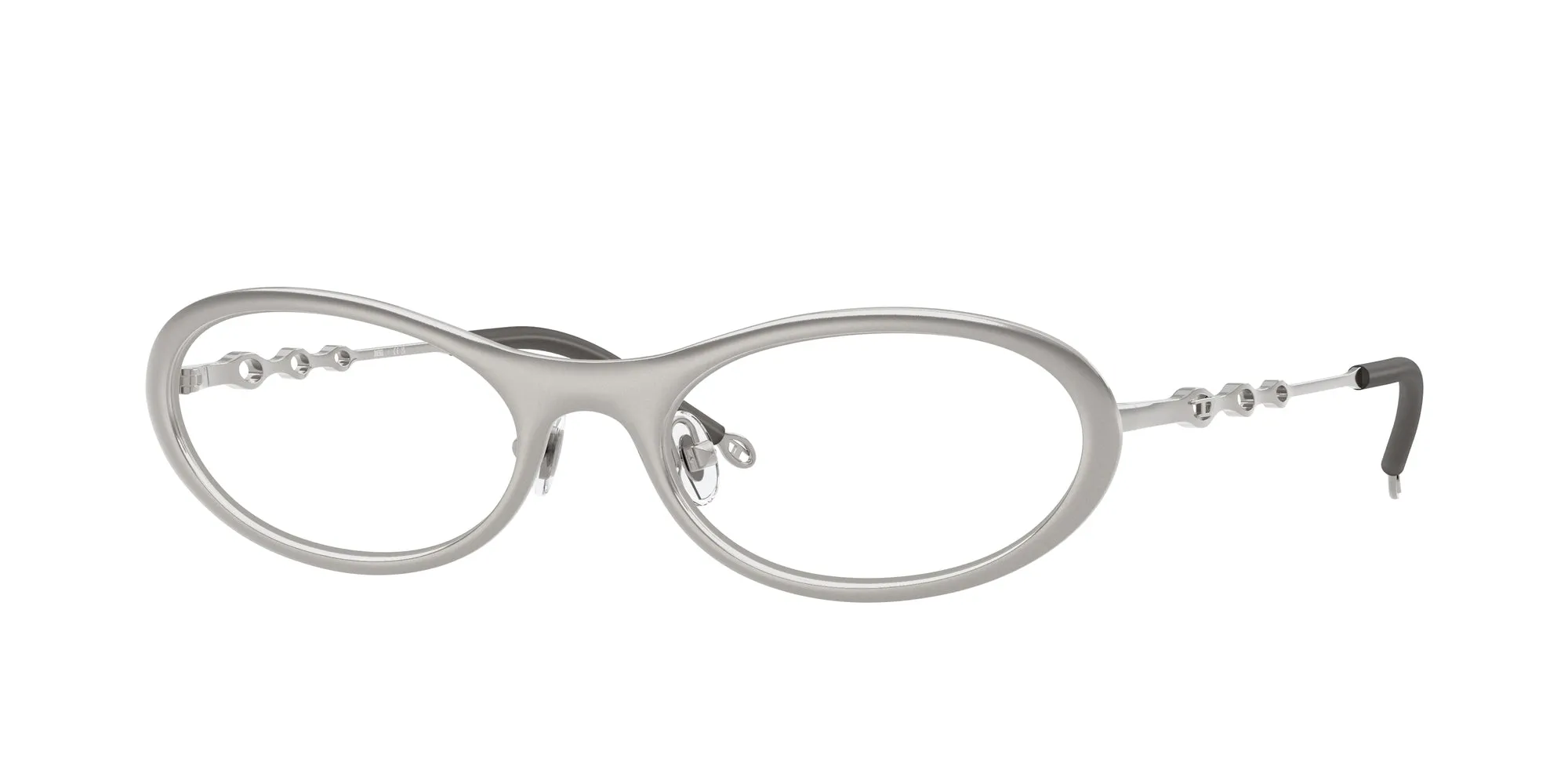 DIESEL DL5001 1014 Montature da vista Metallo Grigio Rotonda Normale - immagine 1