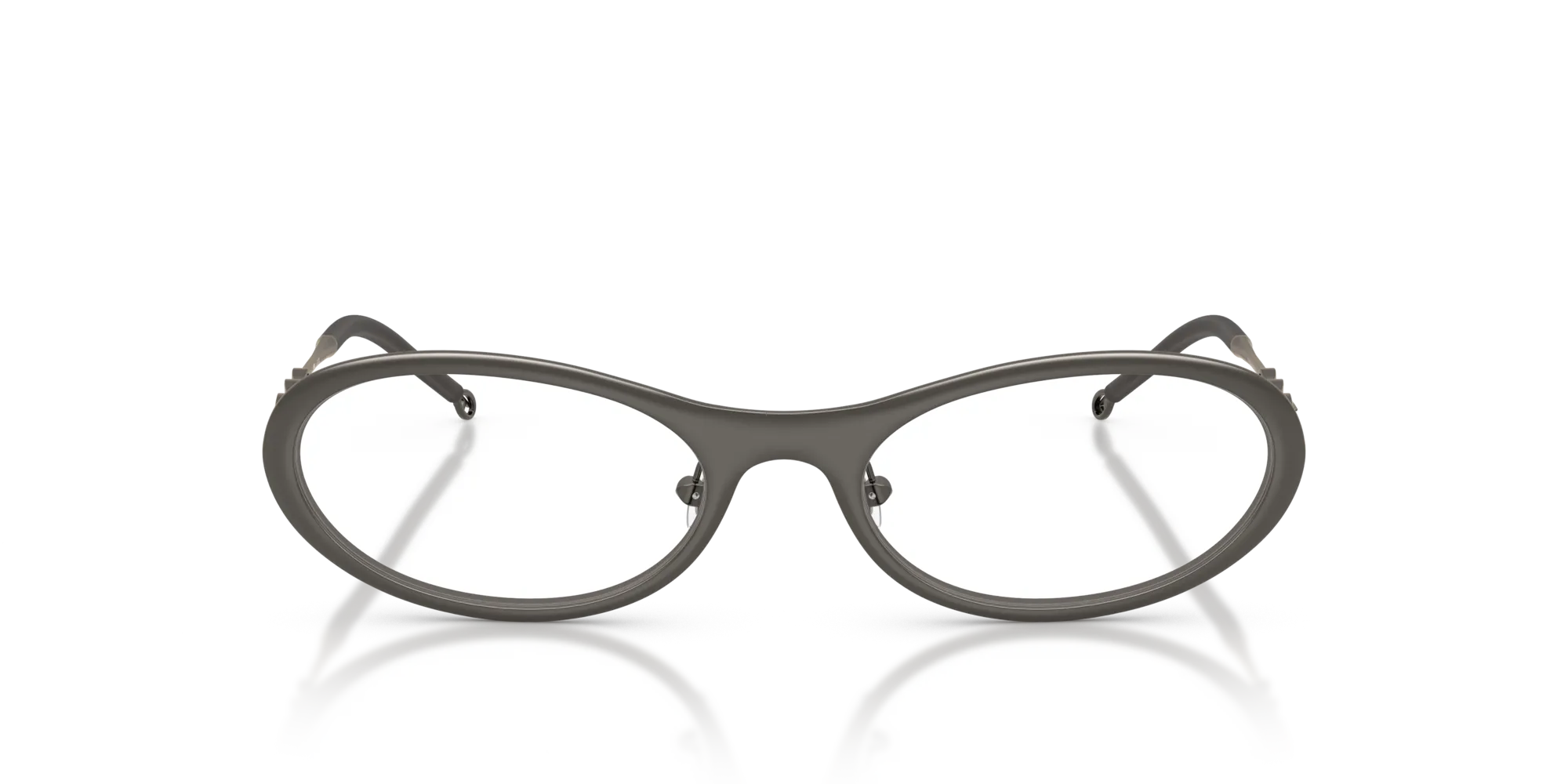 DIESEL DL5001 1009 Montature da vista Metallo Grigio Rotonda Normale - immagine 3
