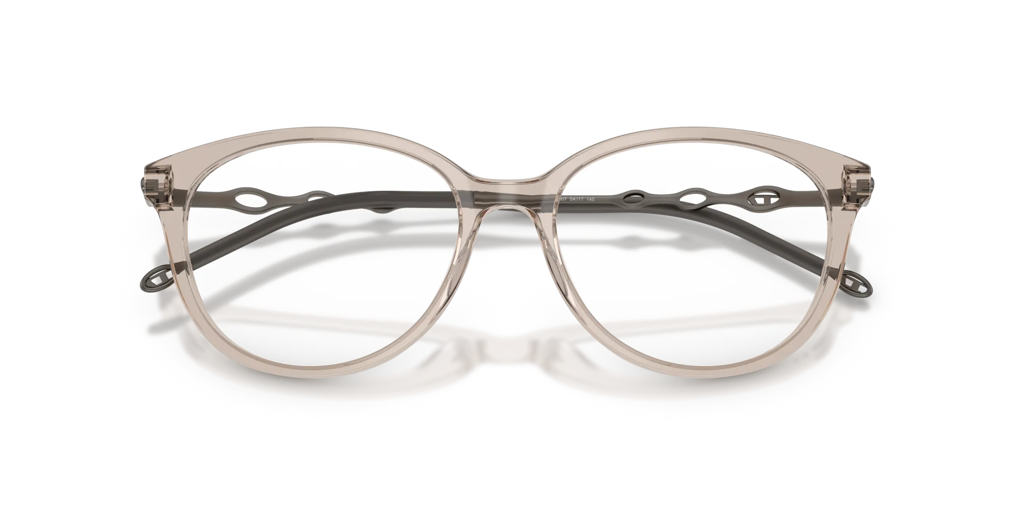 DIESEL DL4007 2007 Montature da vista Acetato Grigio Rotonda Normale - immagine 2