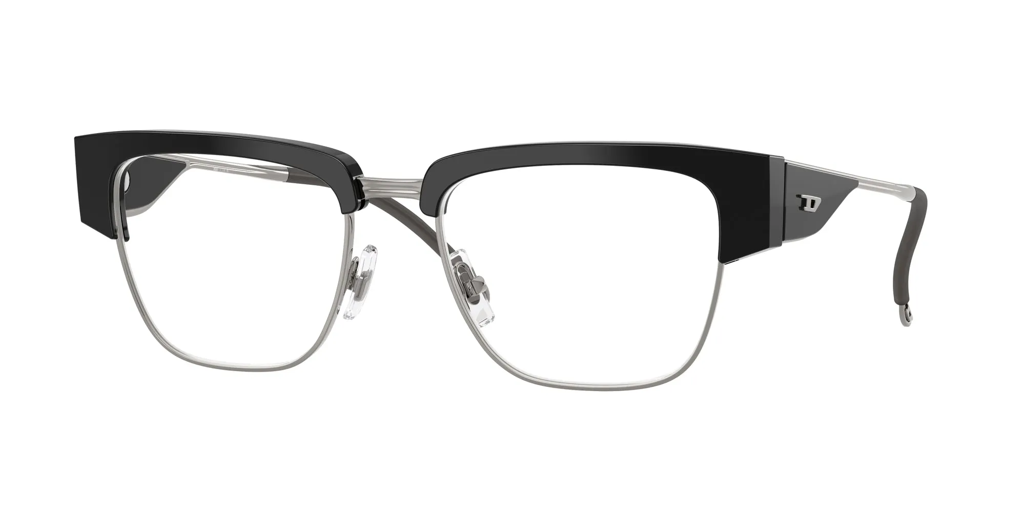 DIESEL DL4005 2026 Montature da vista Acetato Nero Squadrata Normale - immagine 1