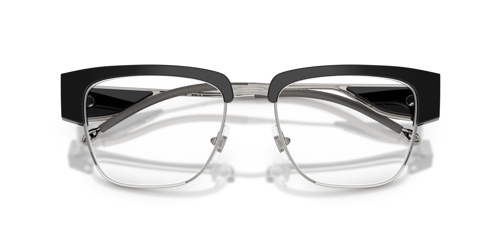 DIESEL DL4005 2026 Montature da vista Acetato Nero Squadrata Normale - immagine 2