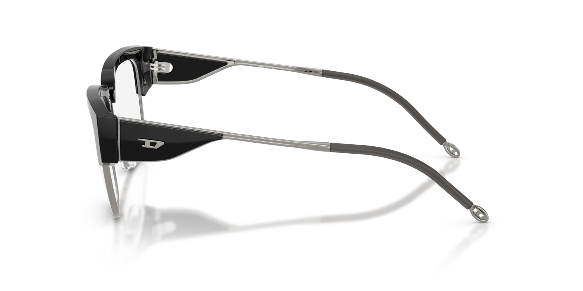 DIESEL DL4005 2026 Montature da vista Acetato Nero Squadrata Normale - immagine 4