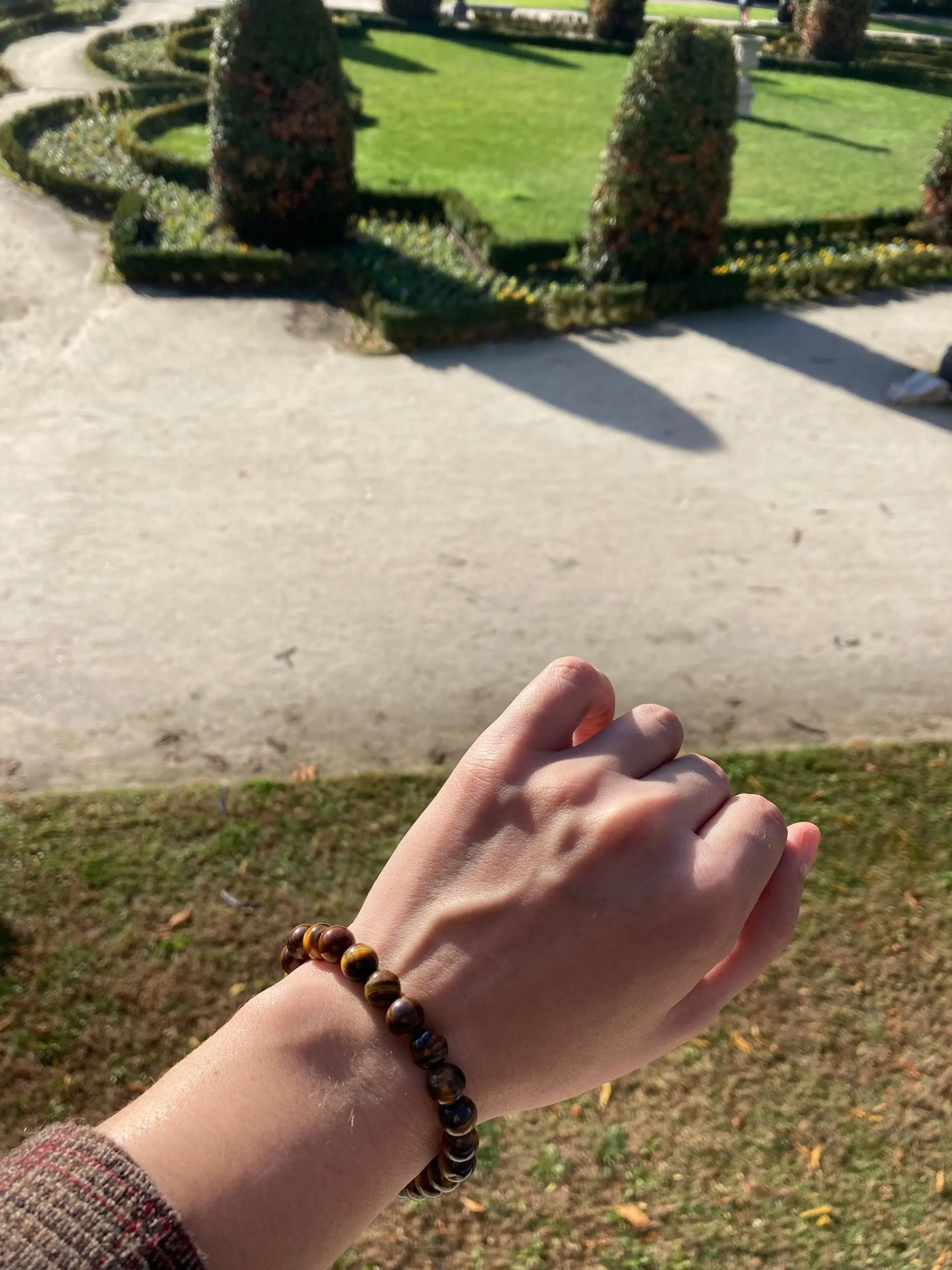 Bracciale in pietra naturale (Occhio di tigre) - immagine 2