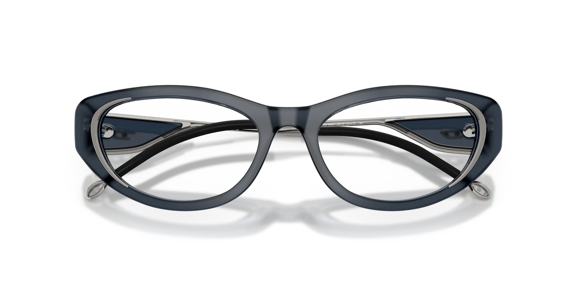 DIESEL DL4004 2018 Montature da vista Acetato Blu Cat Eye Normale - immagine 2